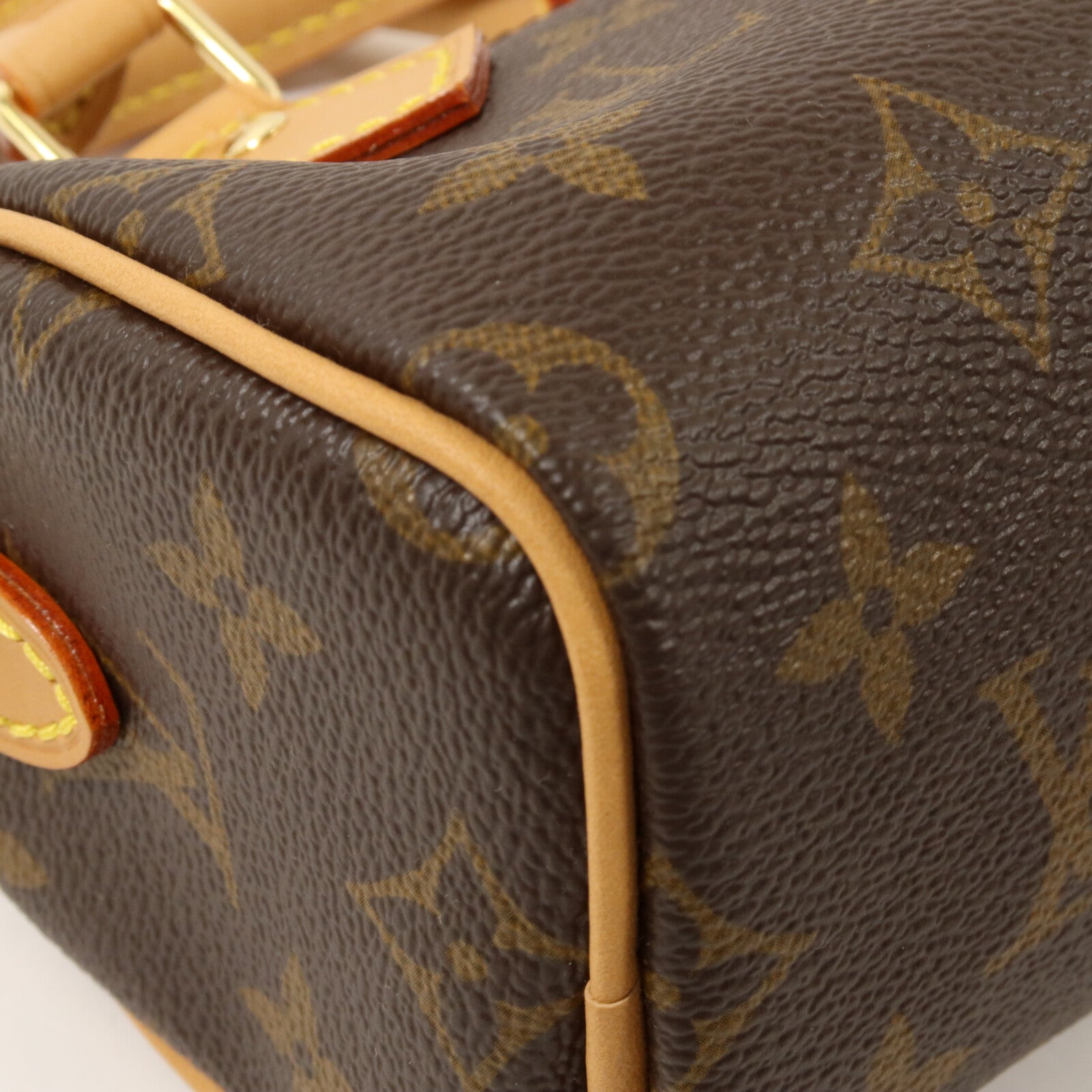 LOUIS VUITTON Monogram Nano Speedy手挽肩背兩用袋