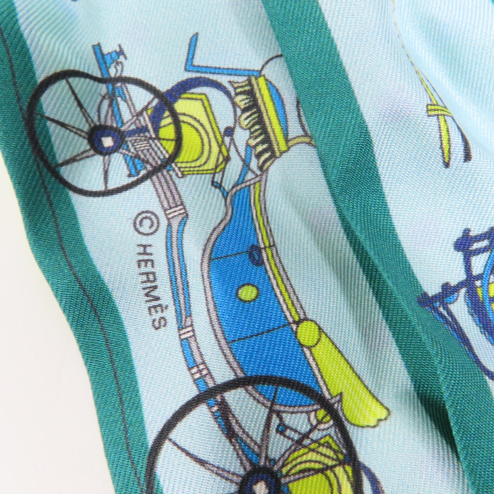 HERMES 絲質Twilly絲巾