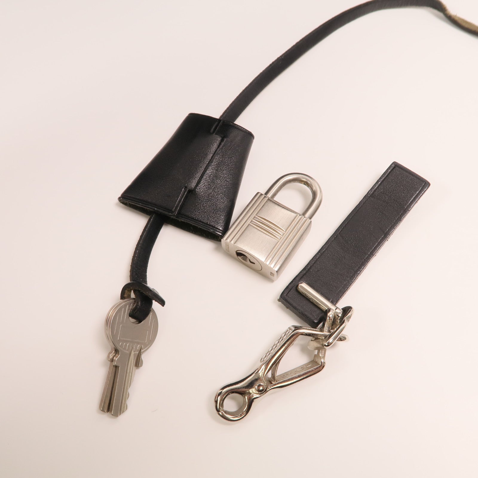 HERMES 帆布Herbag 31銀扣手挽肩背兩用袋Noir