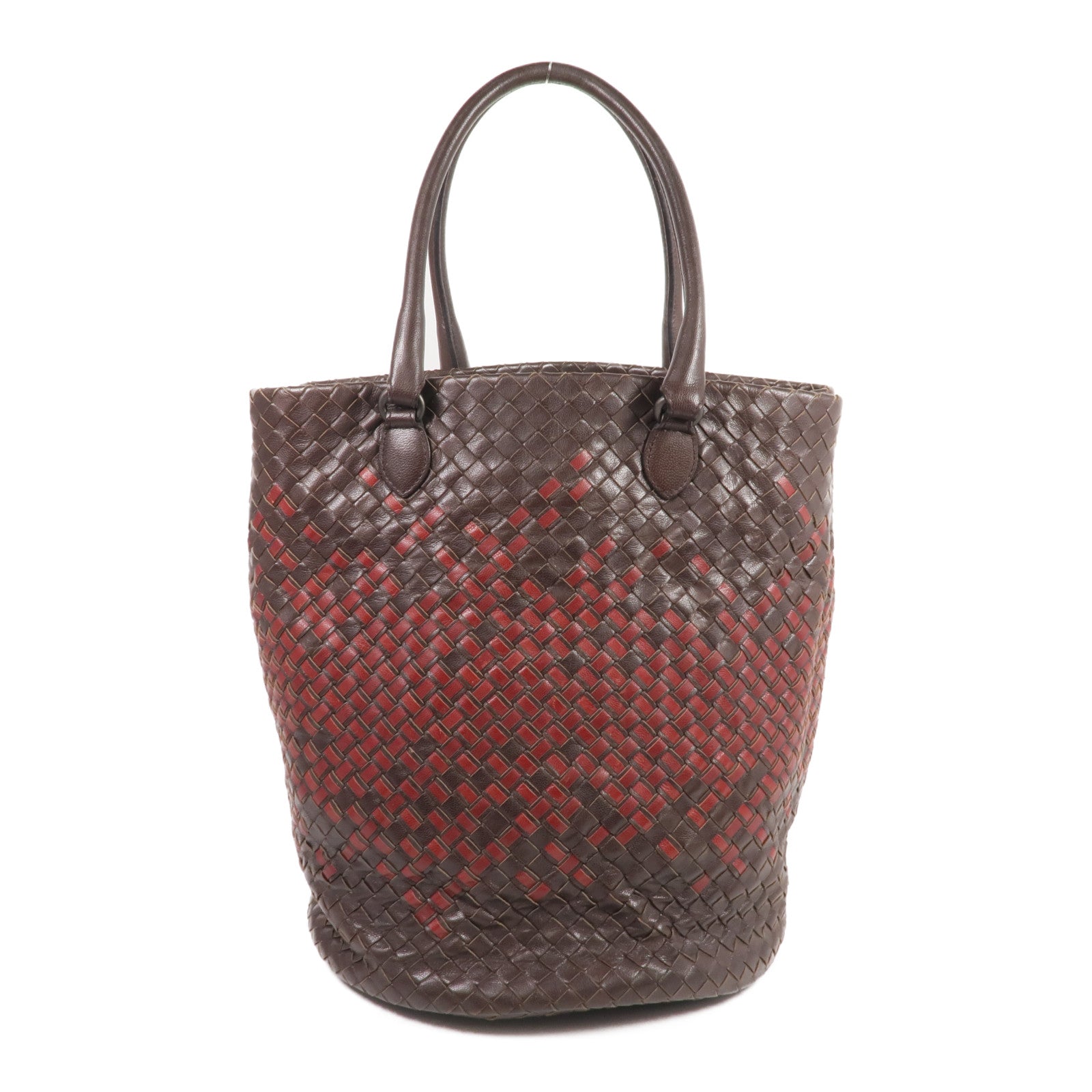 BOTTEGA VENETA 【激減優惠】織紋皮革Shoulder Tote肩背袋/手挽袋