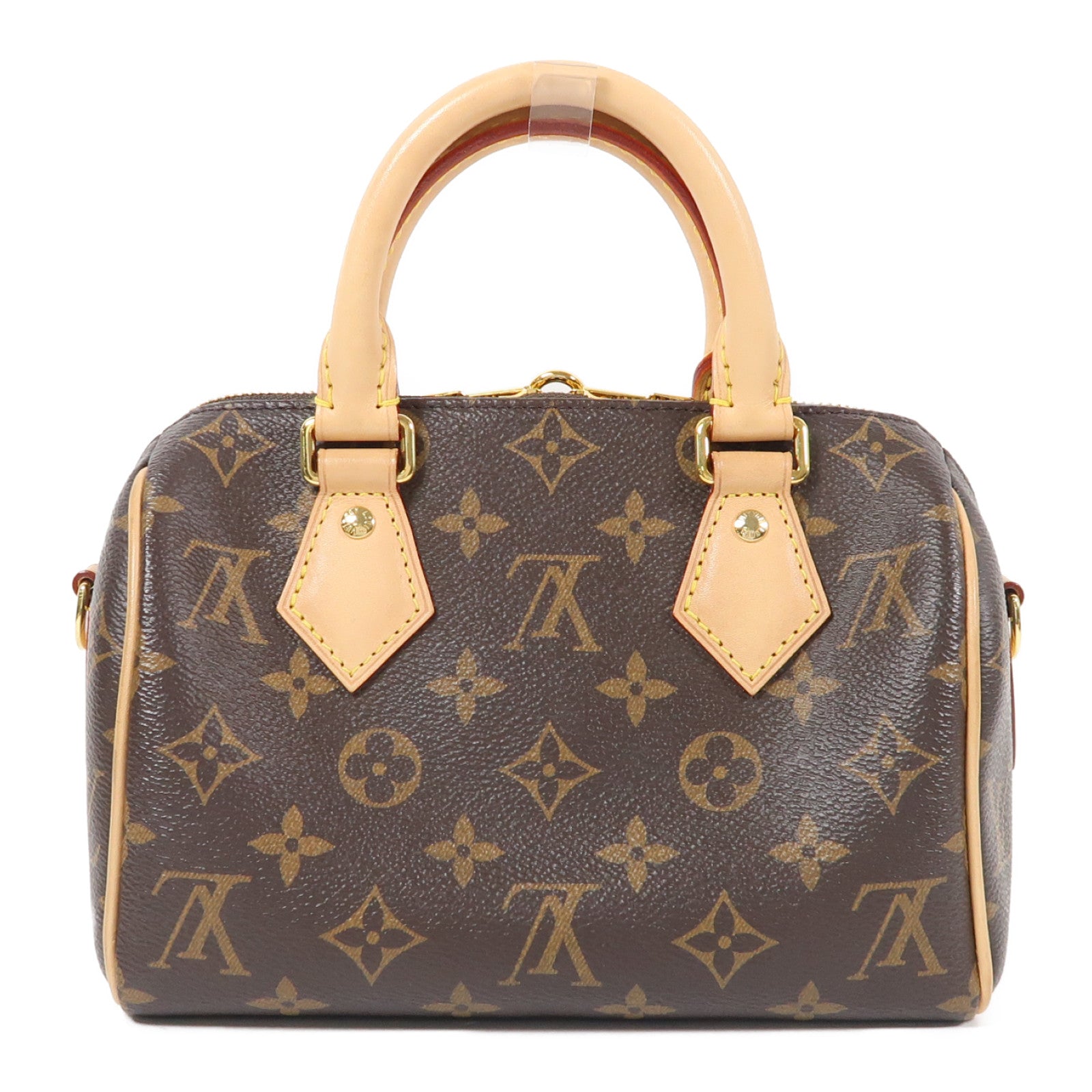 LOUIS VUITTON Monogram Speedy Bandouliere 20金扣手挽肩背兩用袋