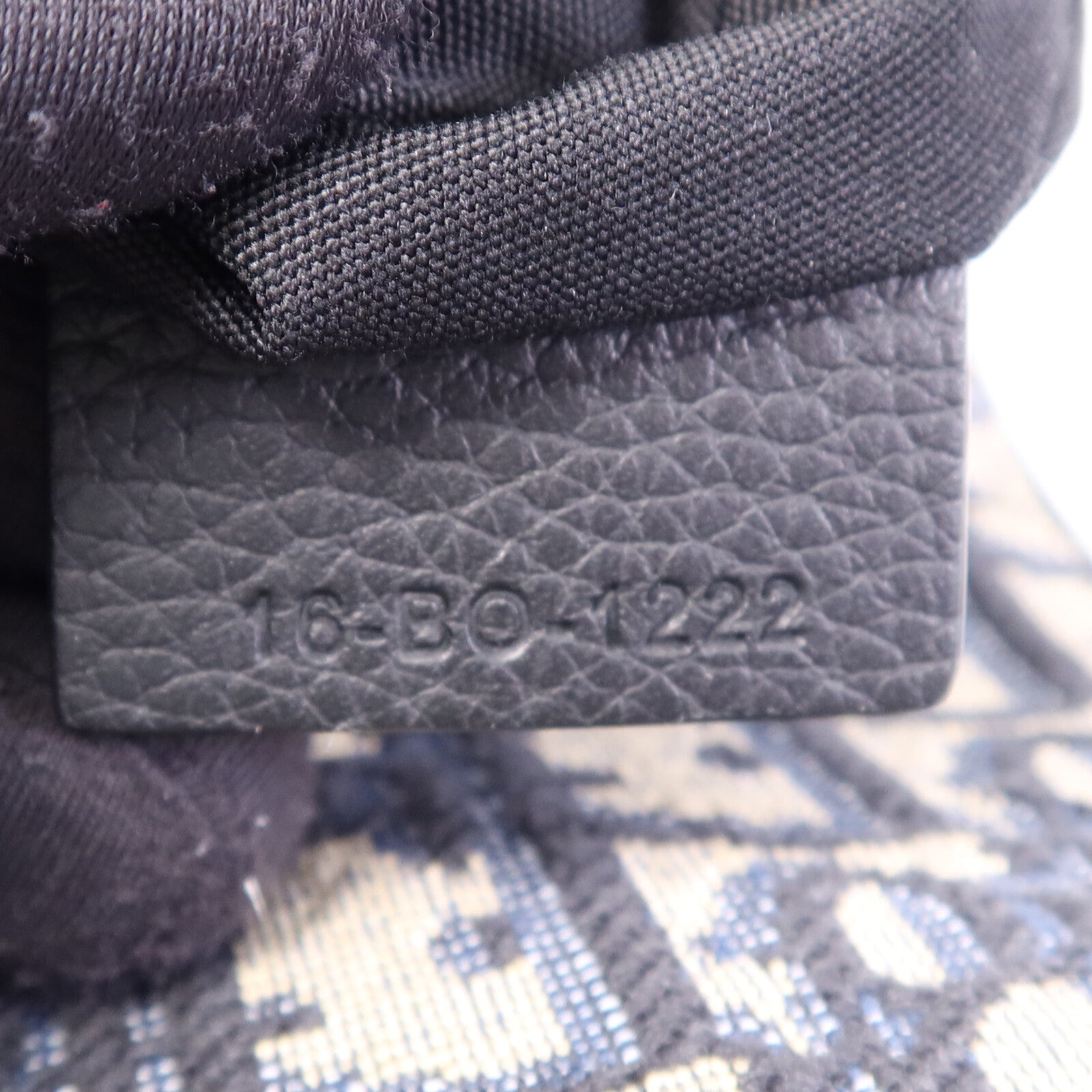 Dior 帆布Mini Saddle Bag銀扣肩背袋