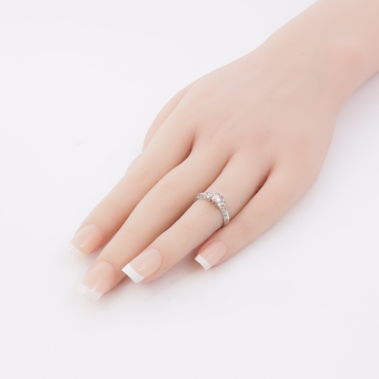 JEWELRY PT950鉑金Diamond Ring鑽石戒指US#4.5