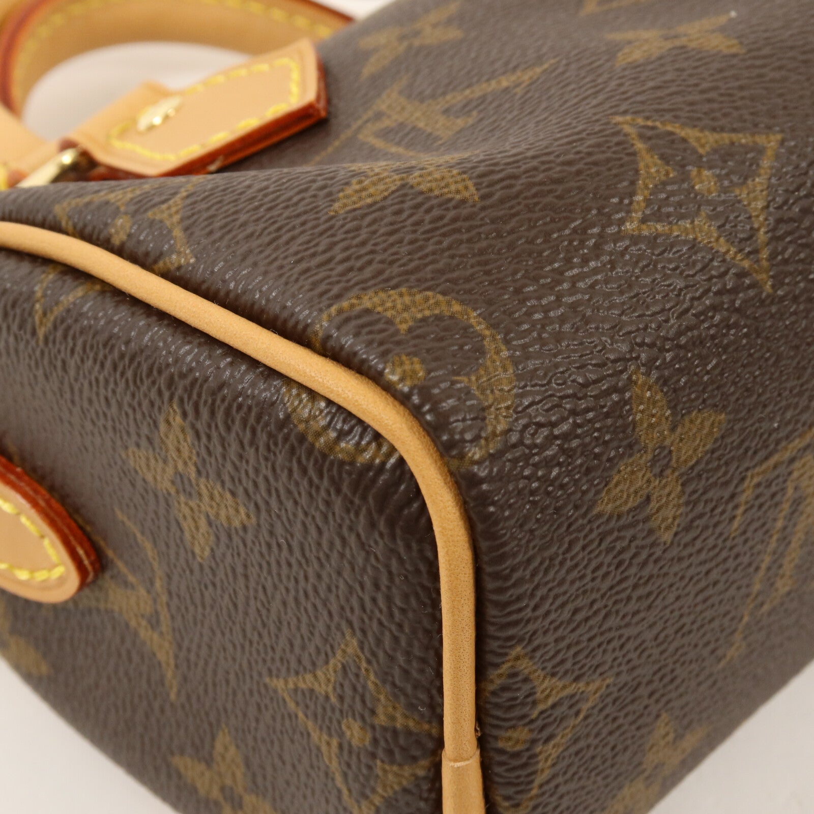 LOUIS VUITTON Monogram Nano Speedy手挽肩背兩用袋