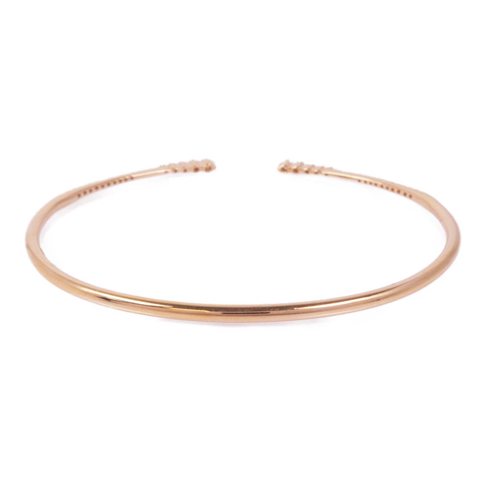 JEWELRY Diamond Bangle 18K Pink Gold