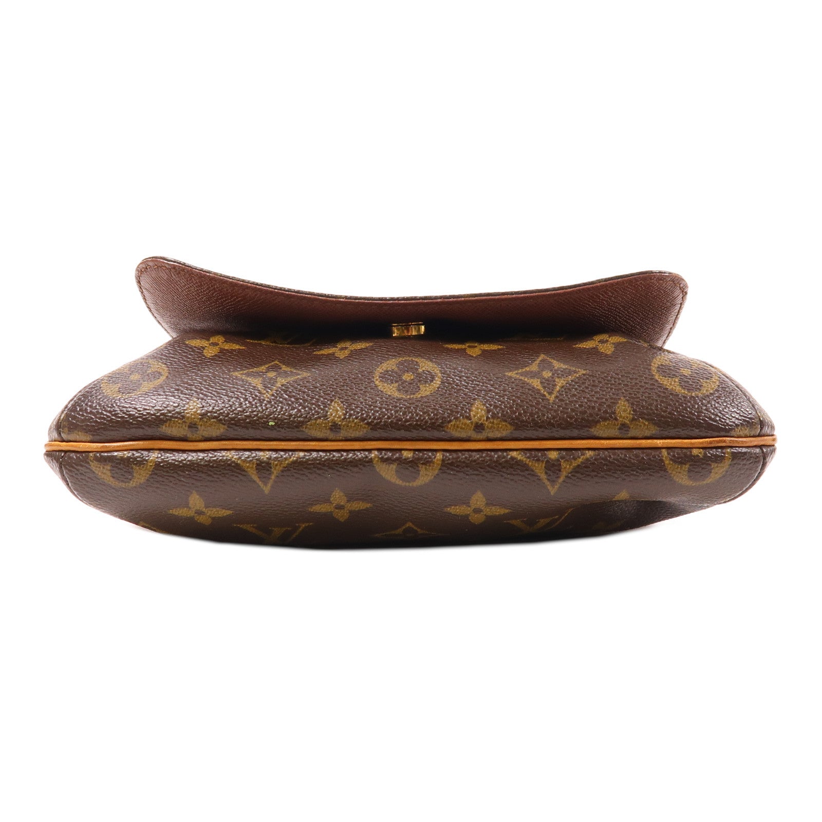 LOUIS VUITTON Monogram Musette Salsa金扣肩背袋棕色