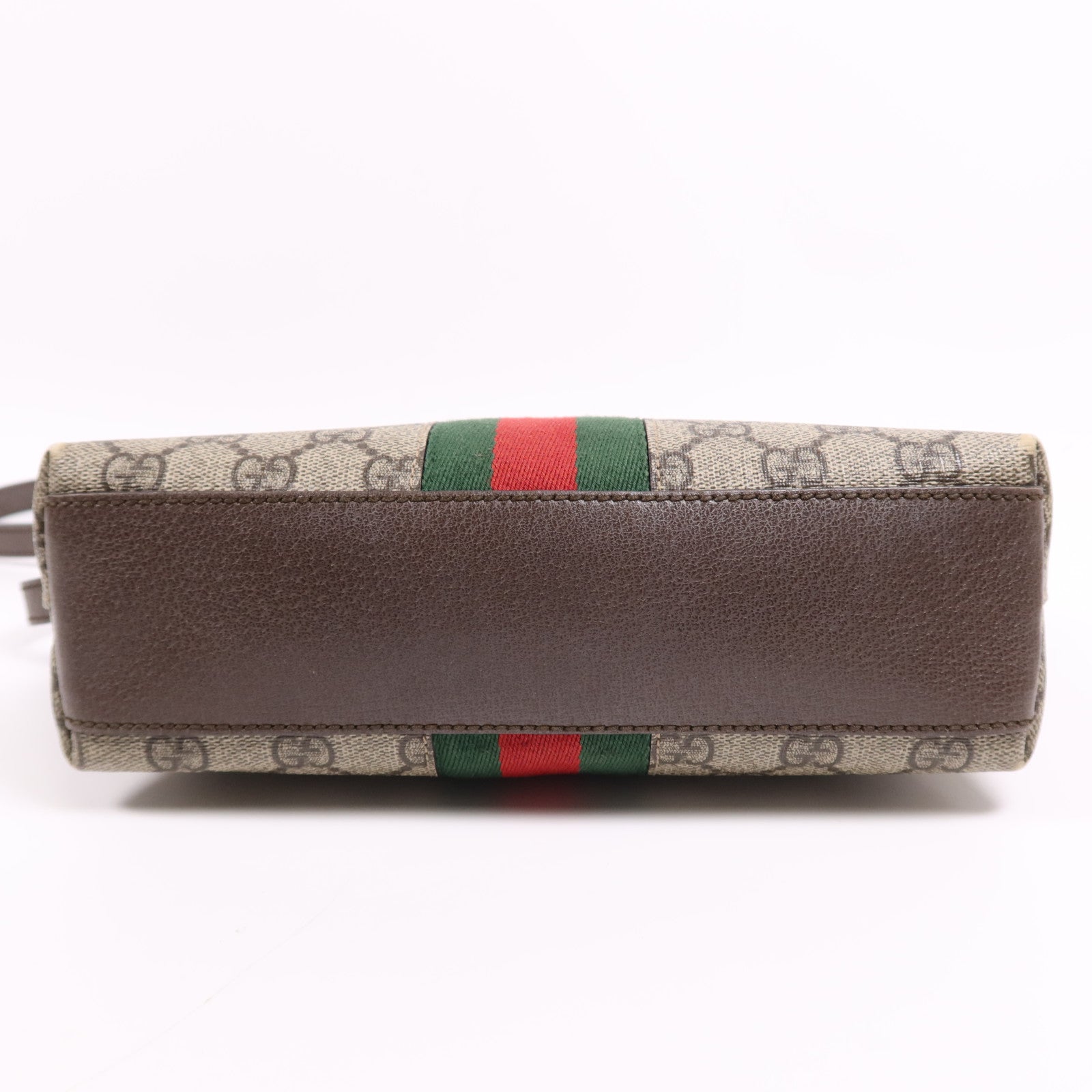 GUCCI 塗層帆布GG Ophidia金扣肩背袋