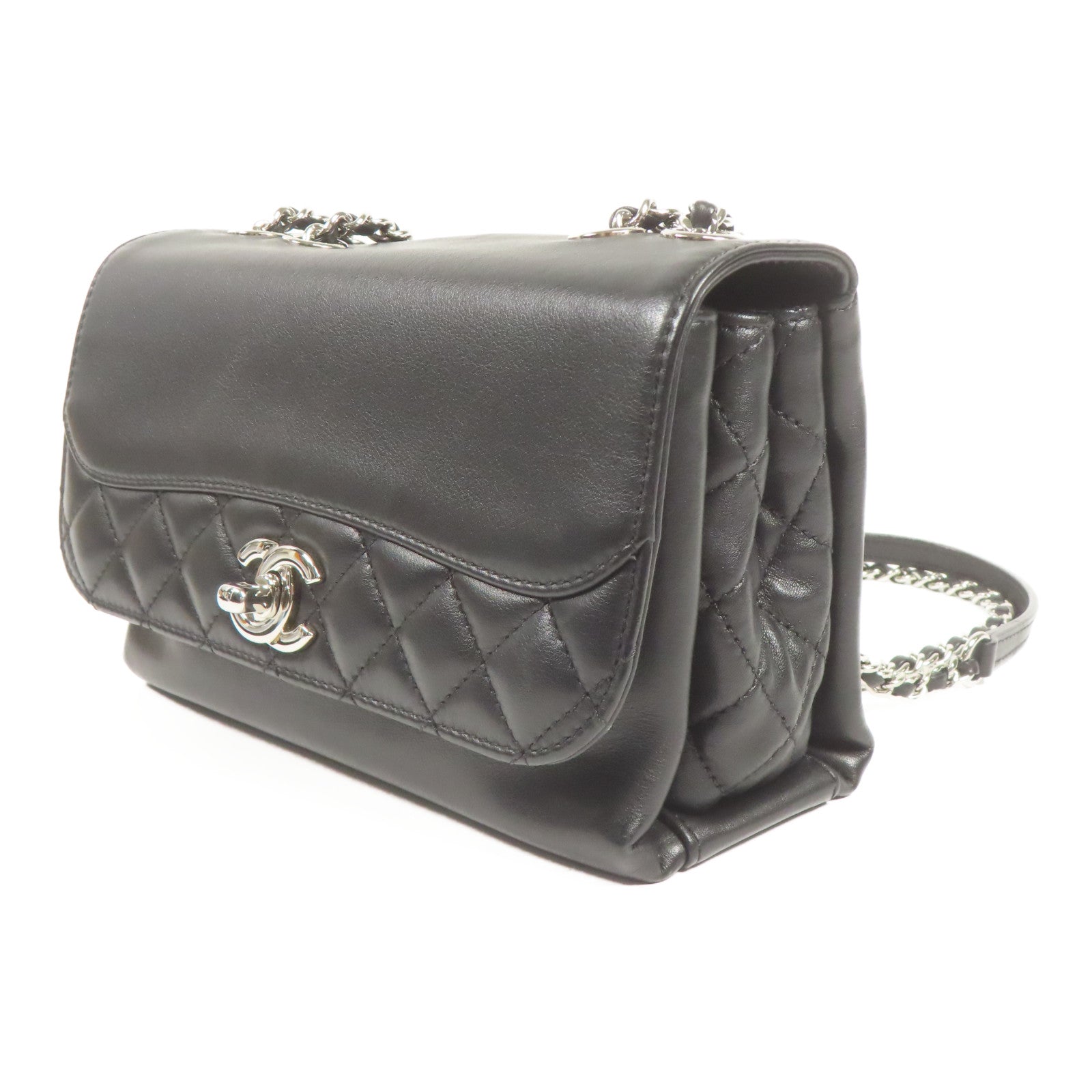 CHANEL 牛皮皮革Shoulder Bag鏈帶肩背袋