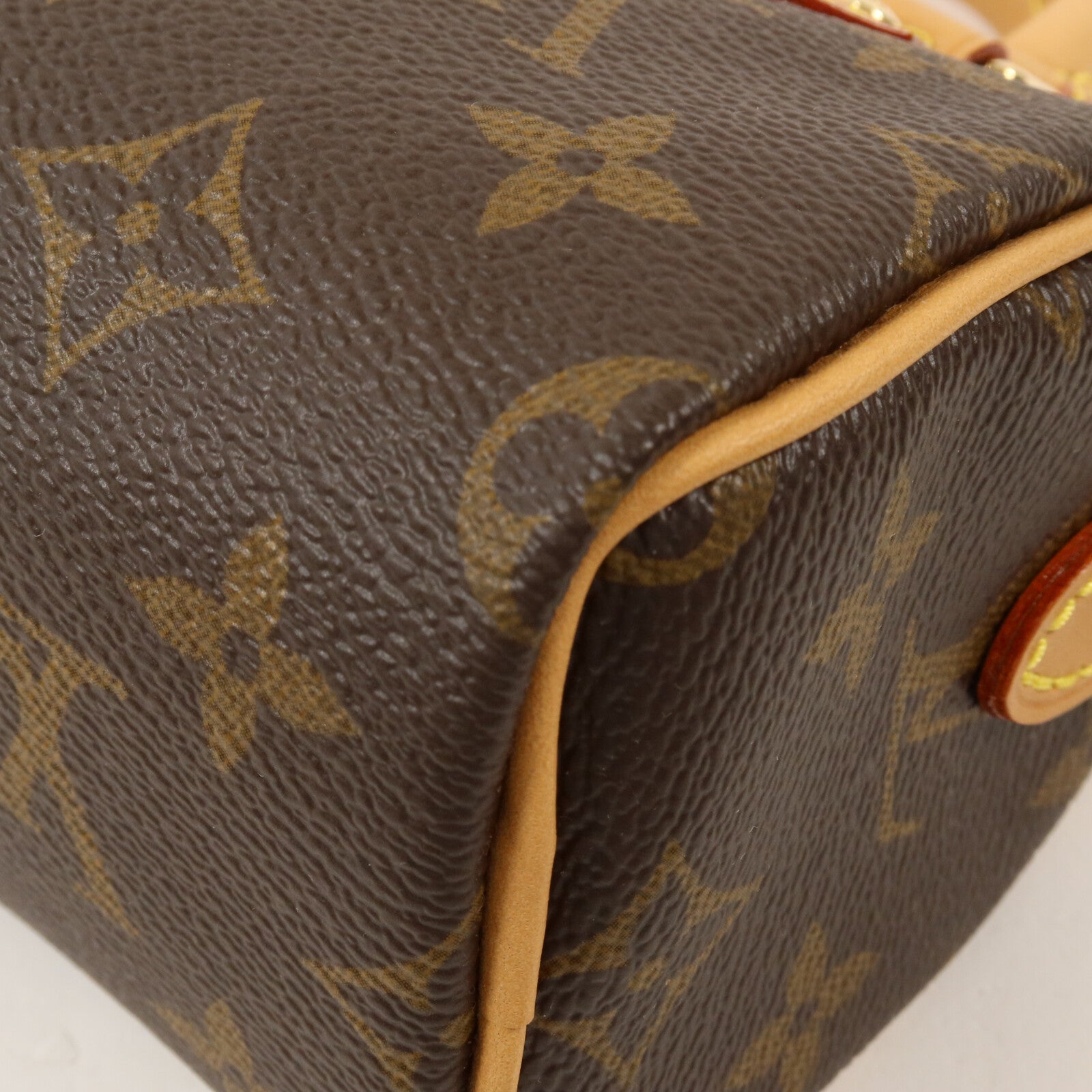 LOUIS VUITTON Monogram Nano Speedy手挽肩背兩用袋