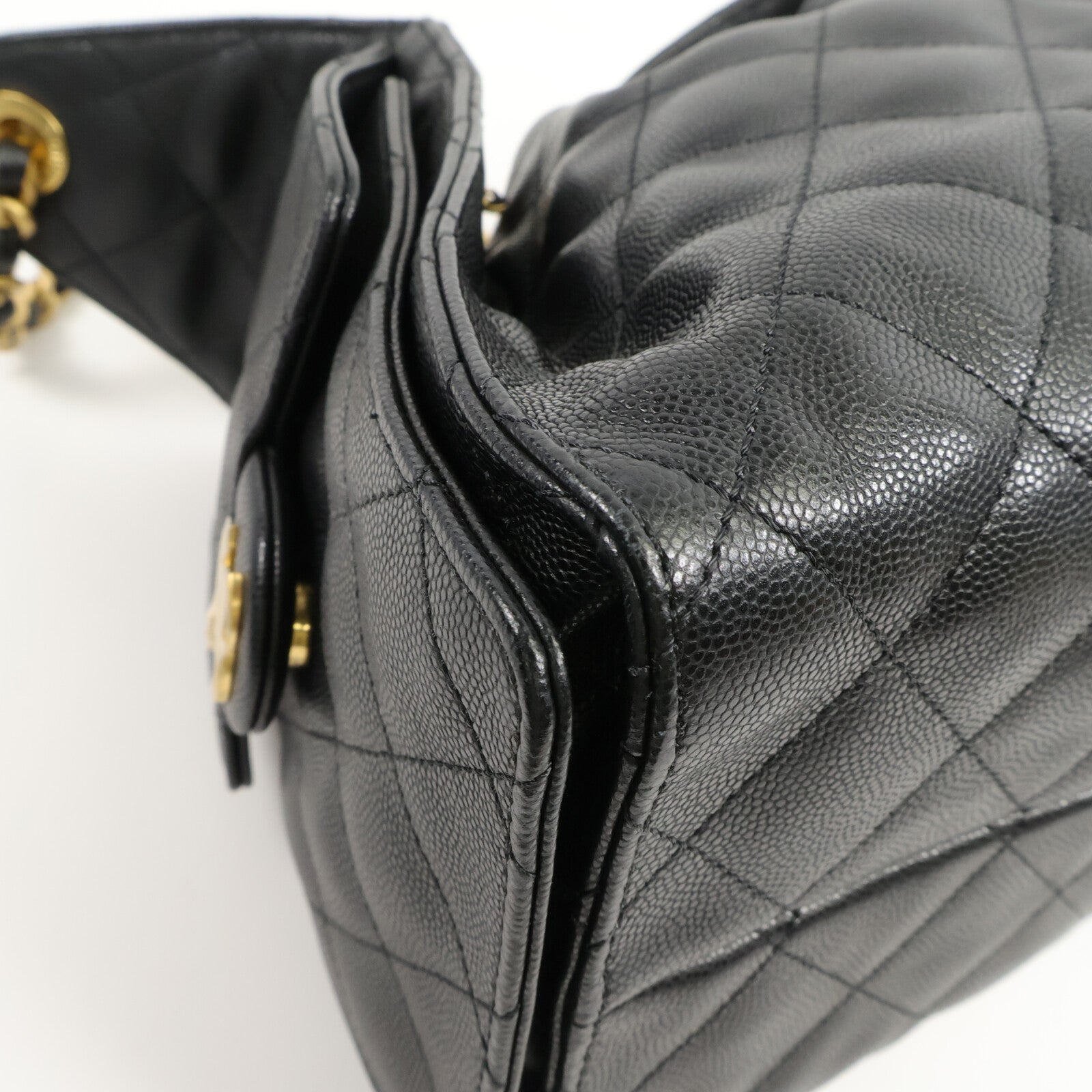 CHANEL 牛皮皮革Chanel 25 Small鏈帶手挽袋