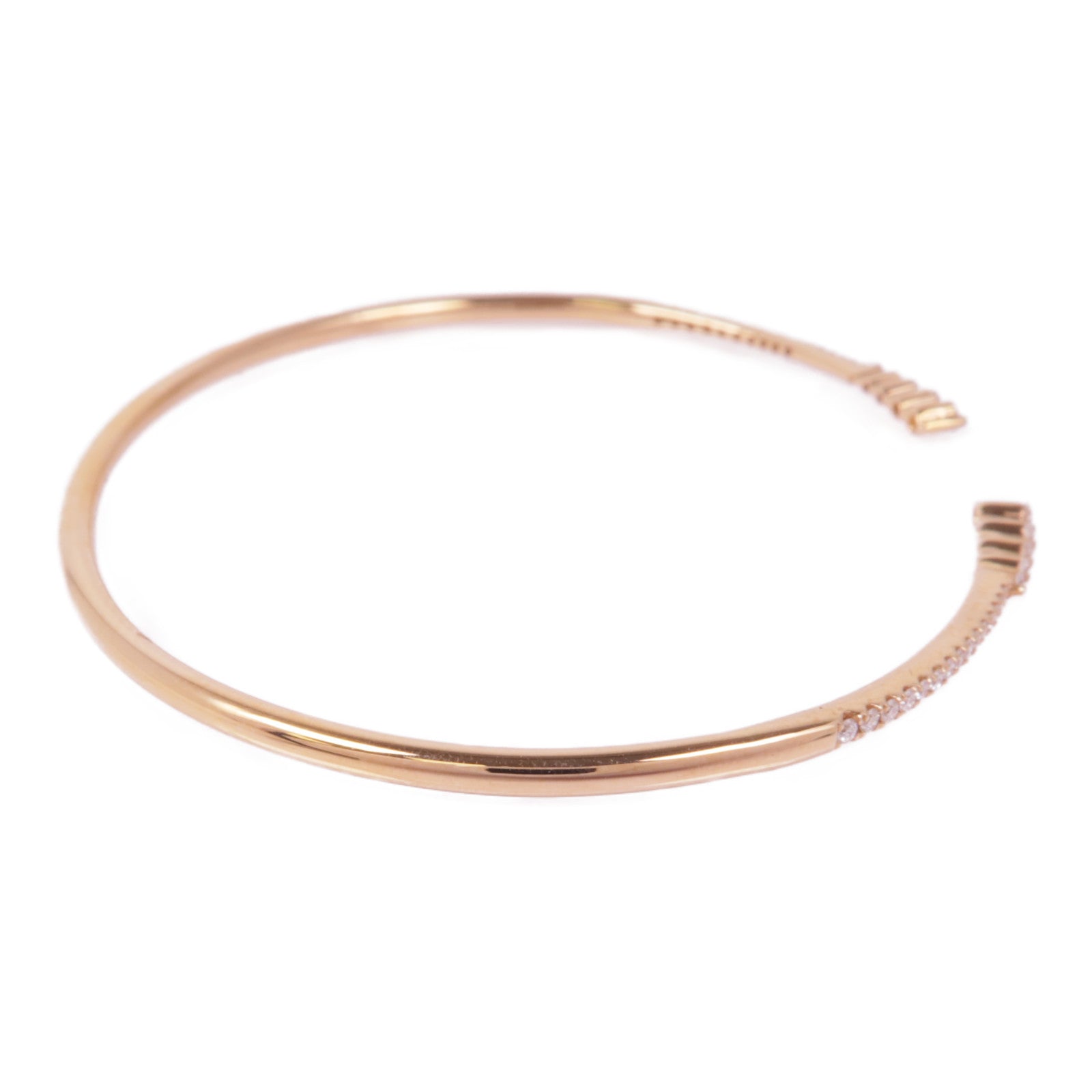 JEWELRY Diamond Bangle 18K Pink Gold
