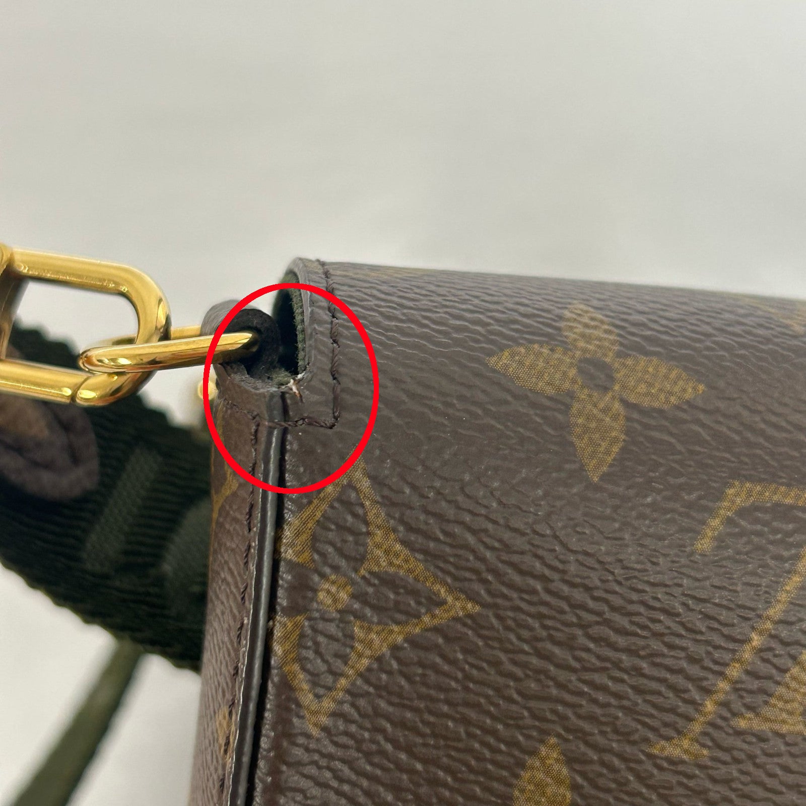LOUIS VUITTON 【激減優惠】Monogram Felicie Strap & Go金扣肩背袋啡色