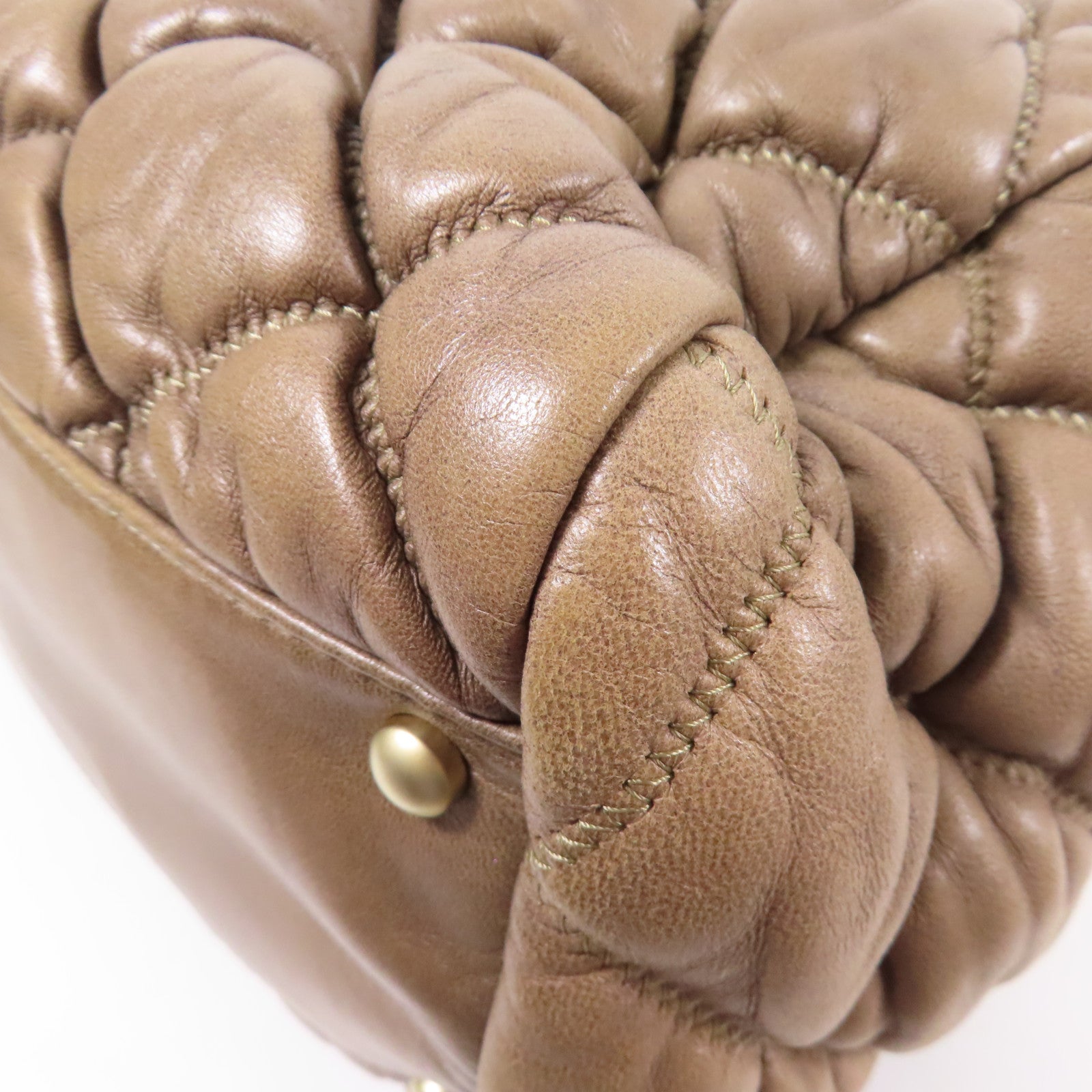 CHANEL 羊皮皮革Chain Shoulder金扣鏈帶肩背袋