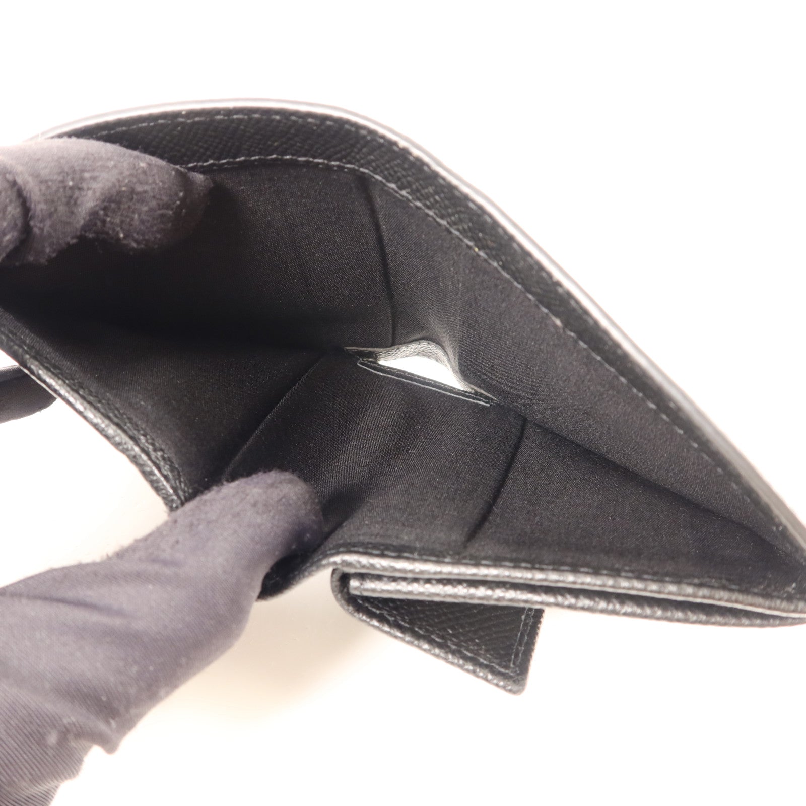 Salvatore Ferragamo 牛皮皮革Bifold Wallet金扣錢包