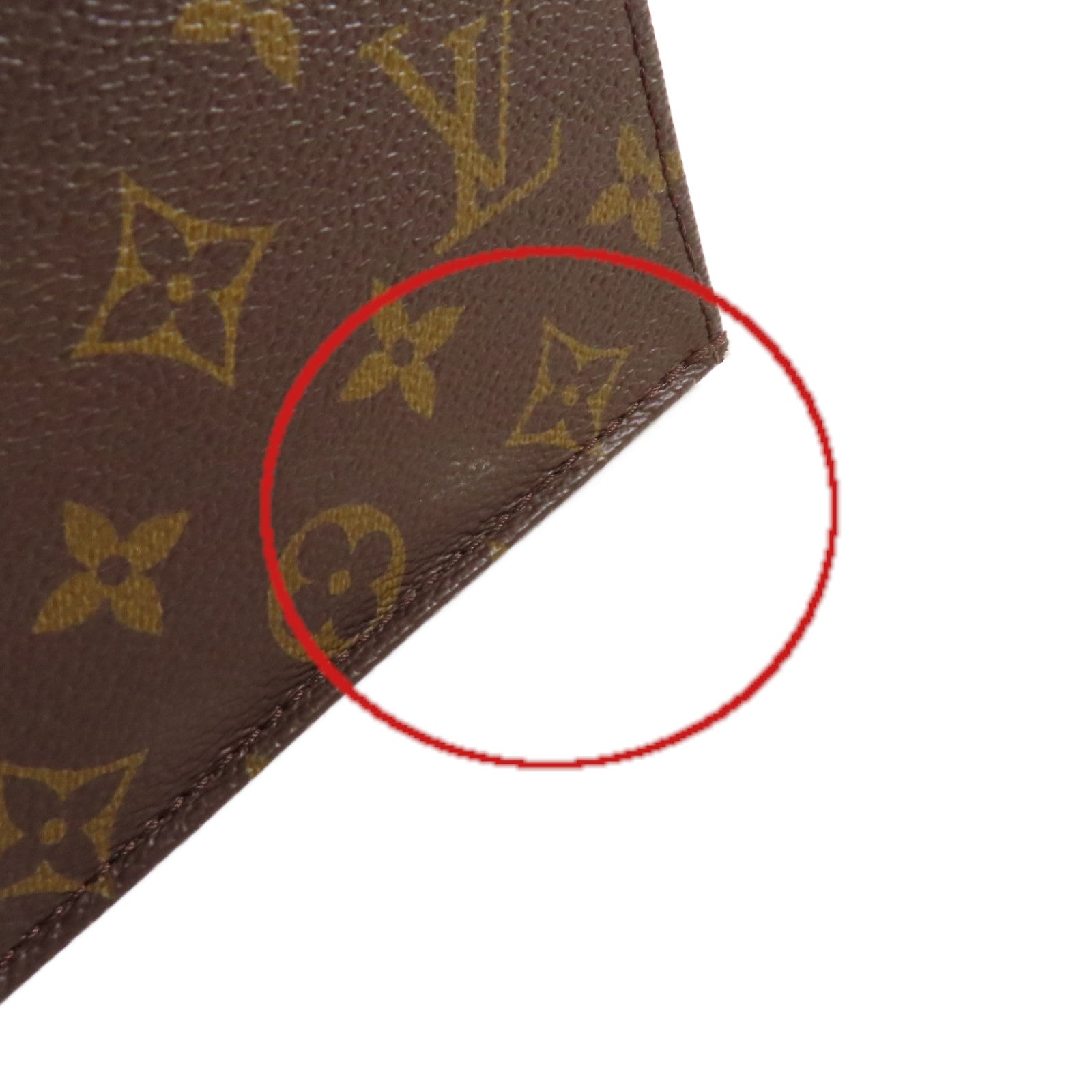 LOUIS VUITTON 【激減優惠】Monogram Petit Sac Plat 2Way Shoulder Bag金扣手挽肩背兩用袋啡色