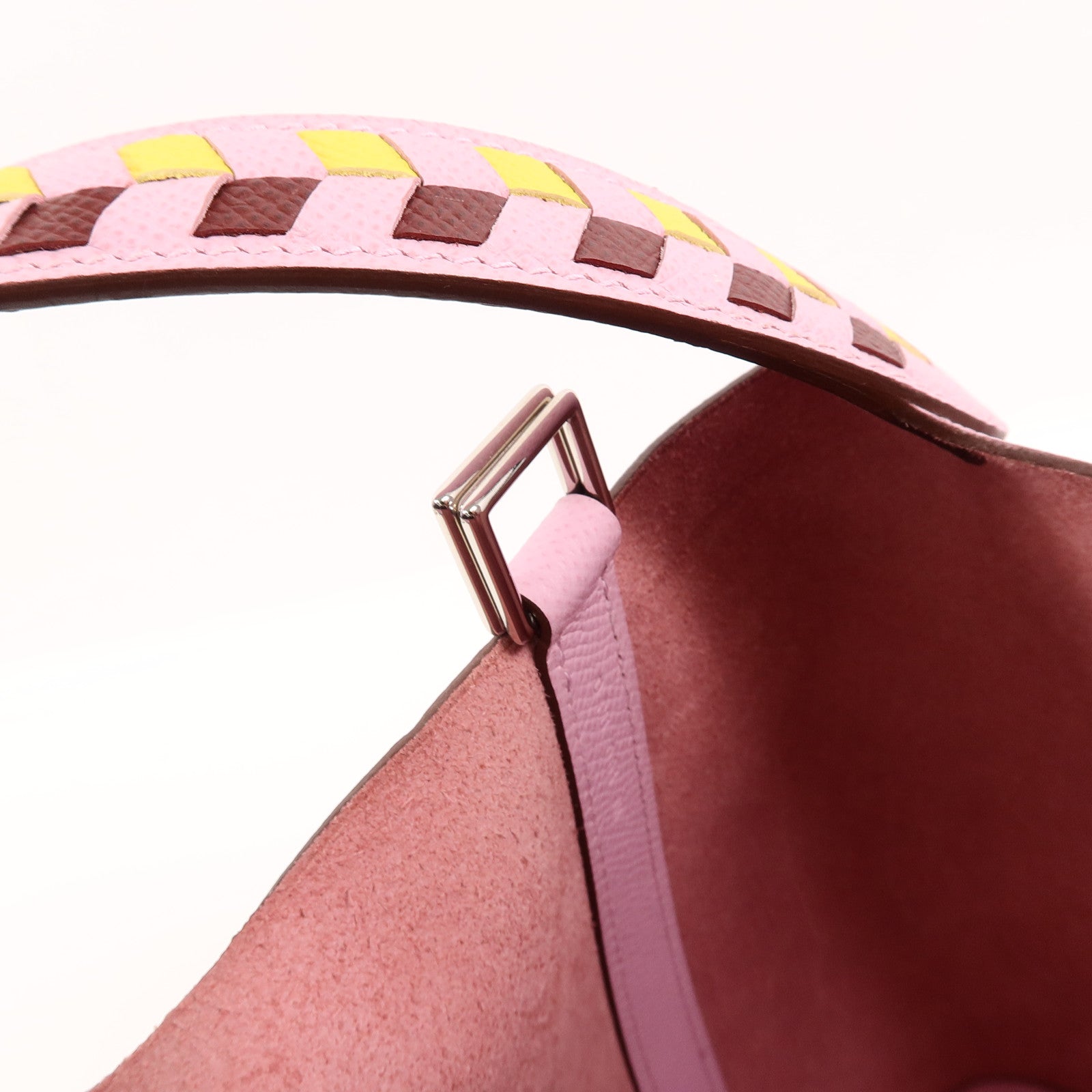 HERMES Epsom皮革Picotin PM手挽袋Mauve Sylvestre