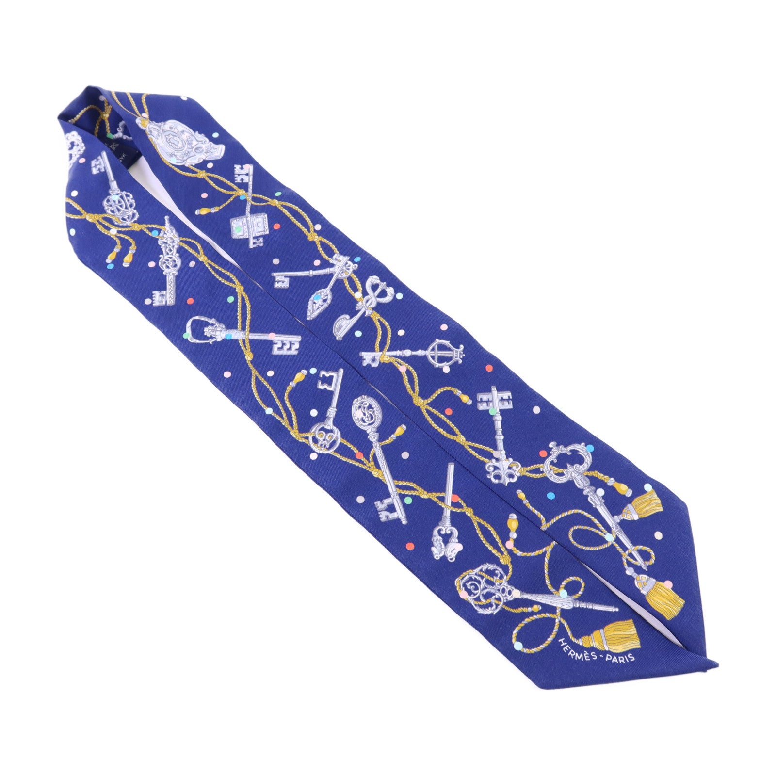 HERMES 絲質Twilly絲巾