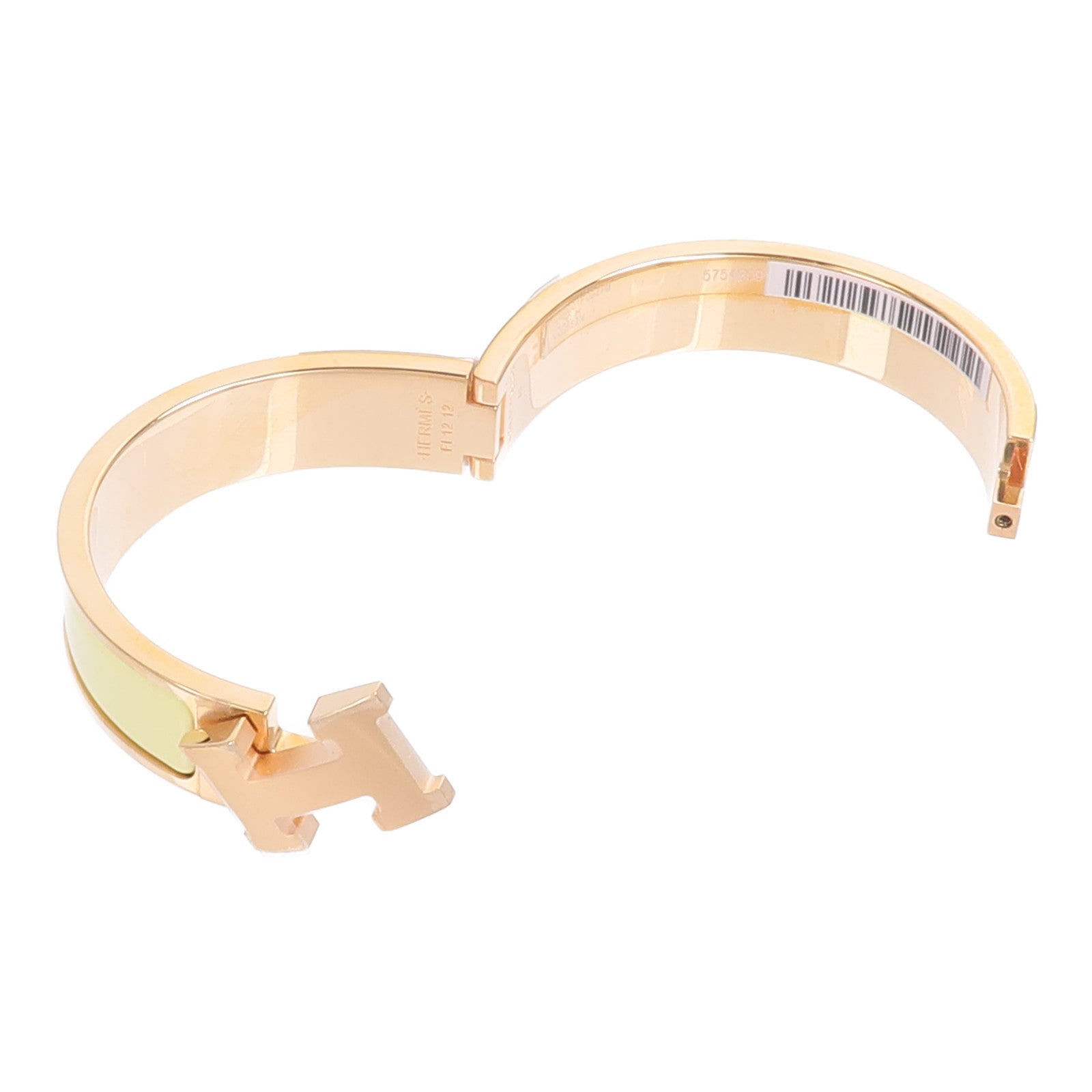 HERMES 金屬/琺瑯Clic H Bangle手鐲