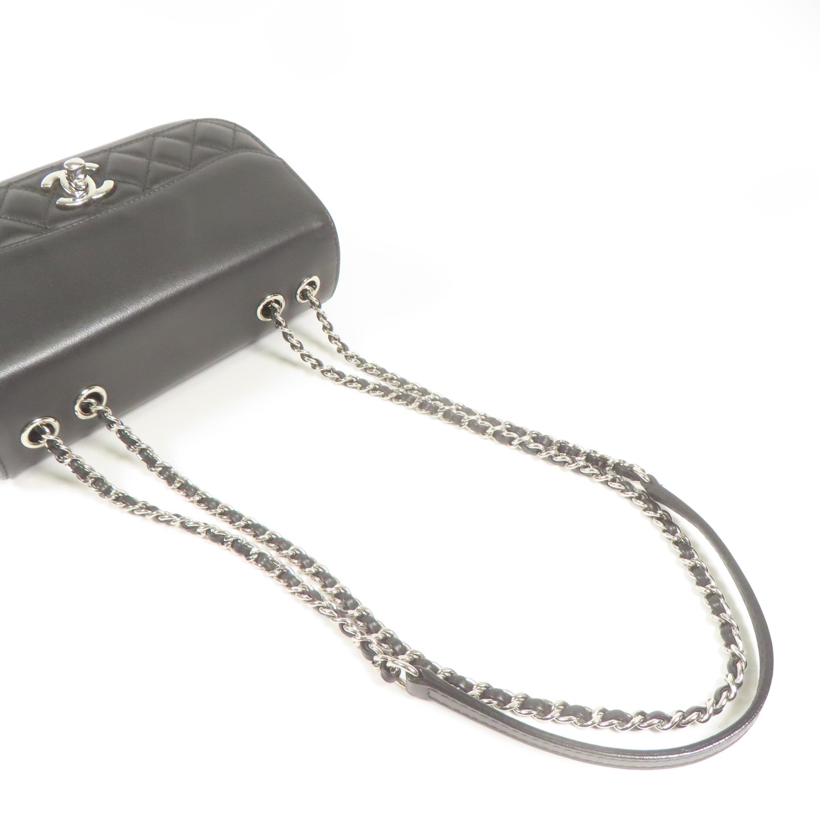 CHANEL 牛皮皮革Shoulder Bag鏈帶肩背袋