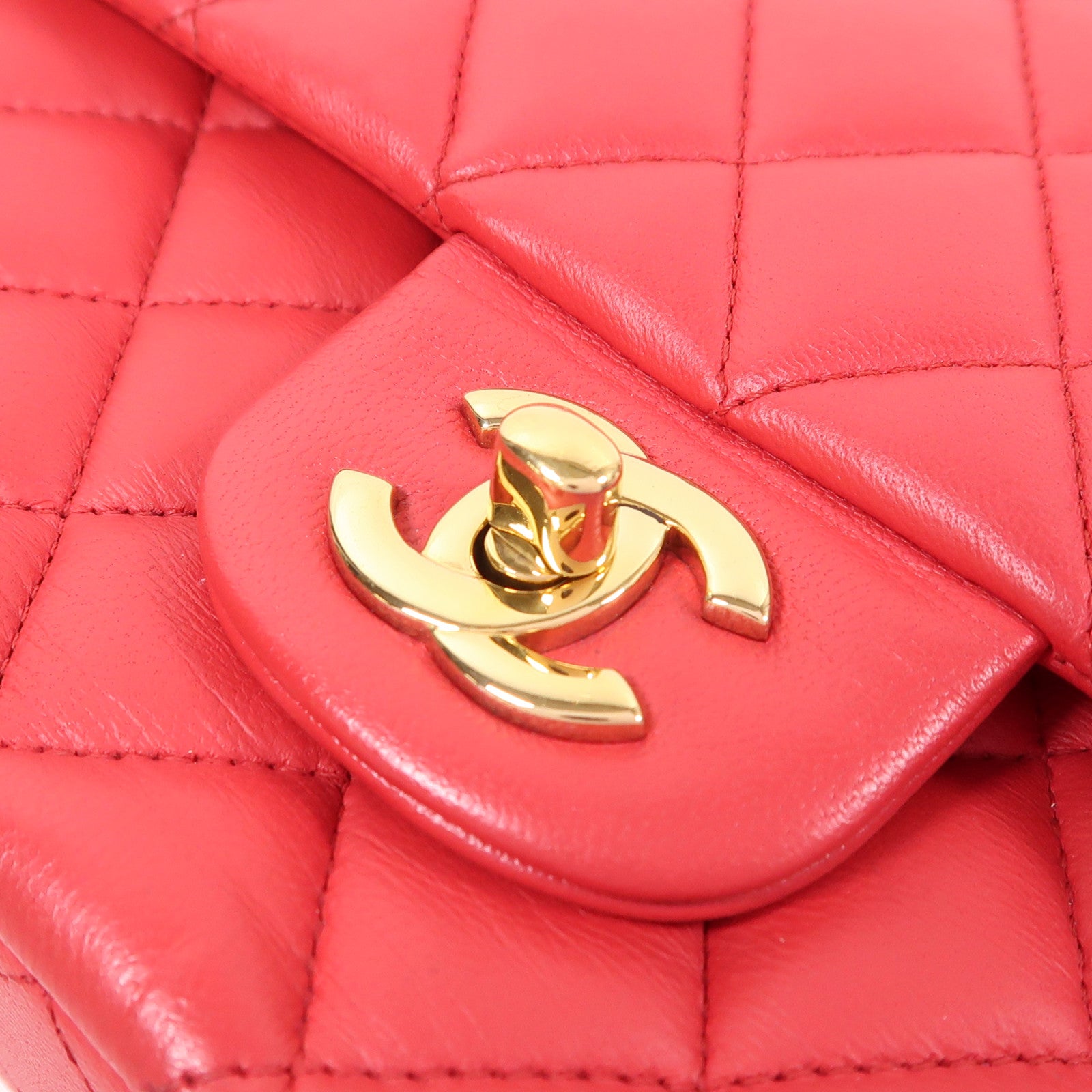 CHANEL 羊皮皮革Classic 25金扣鏈帶肩背袋