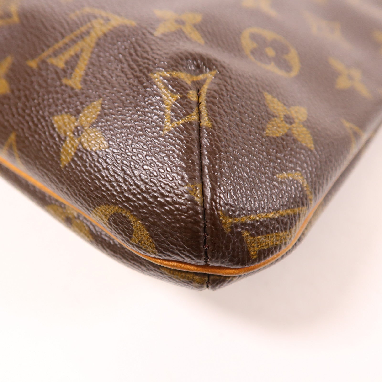 LOUIS VUITTON Monogram Musette Salsa金扣肩背袋棕色