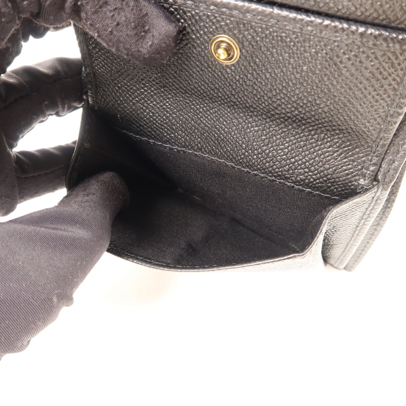 Salvatore Ferragamo 牛皮皮革Bifold Wallet金扣錢包