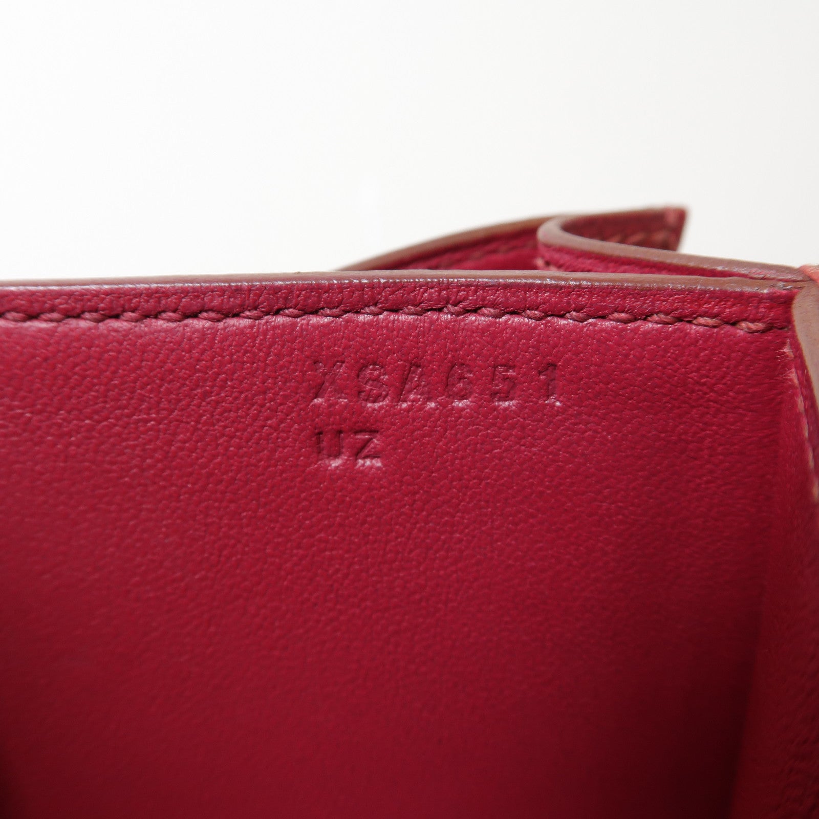HERMES 【激減優惠】Epsom皮革Constance 24金扣肩背袋寶石紅色