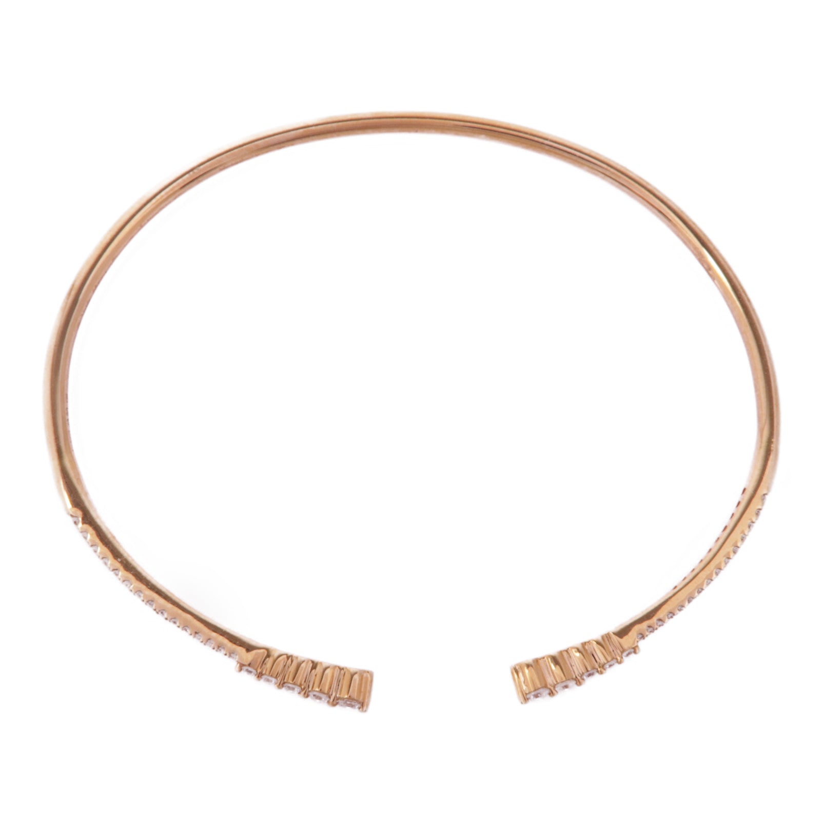 JEWELRY Diamond Bangle 18K Pink Gold