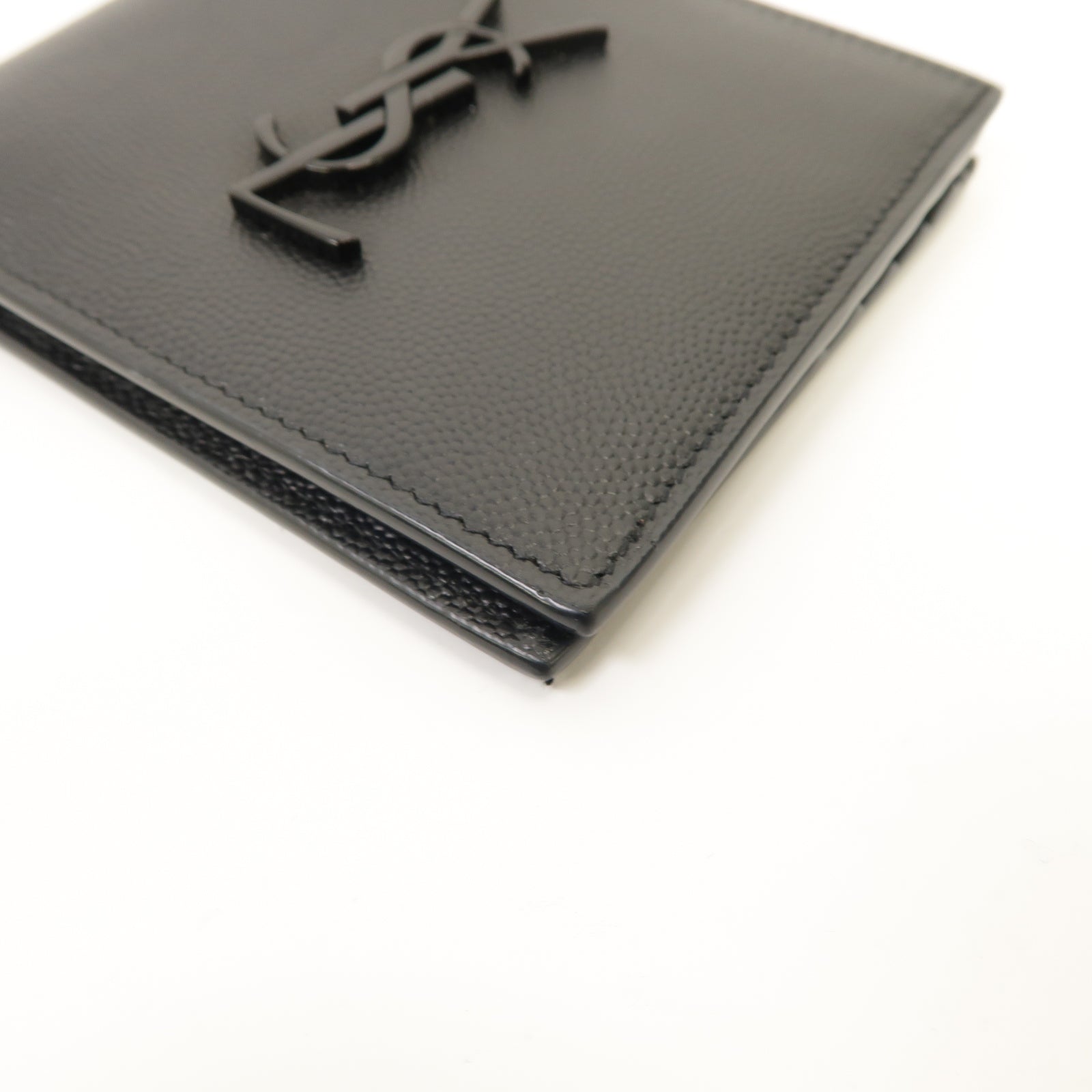 SAINT LAURENT 牛皮皮革Wallet錢包黑色