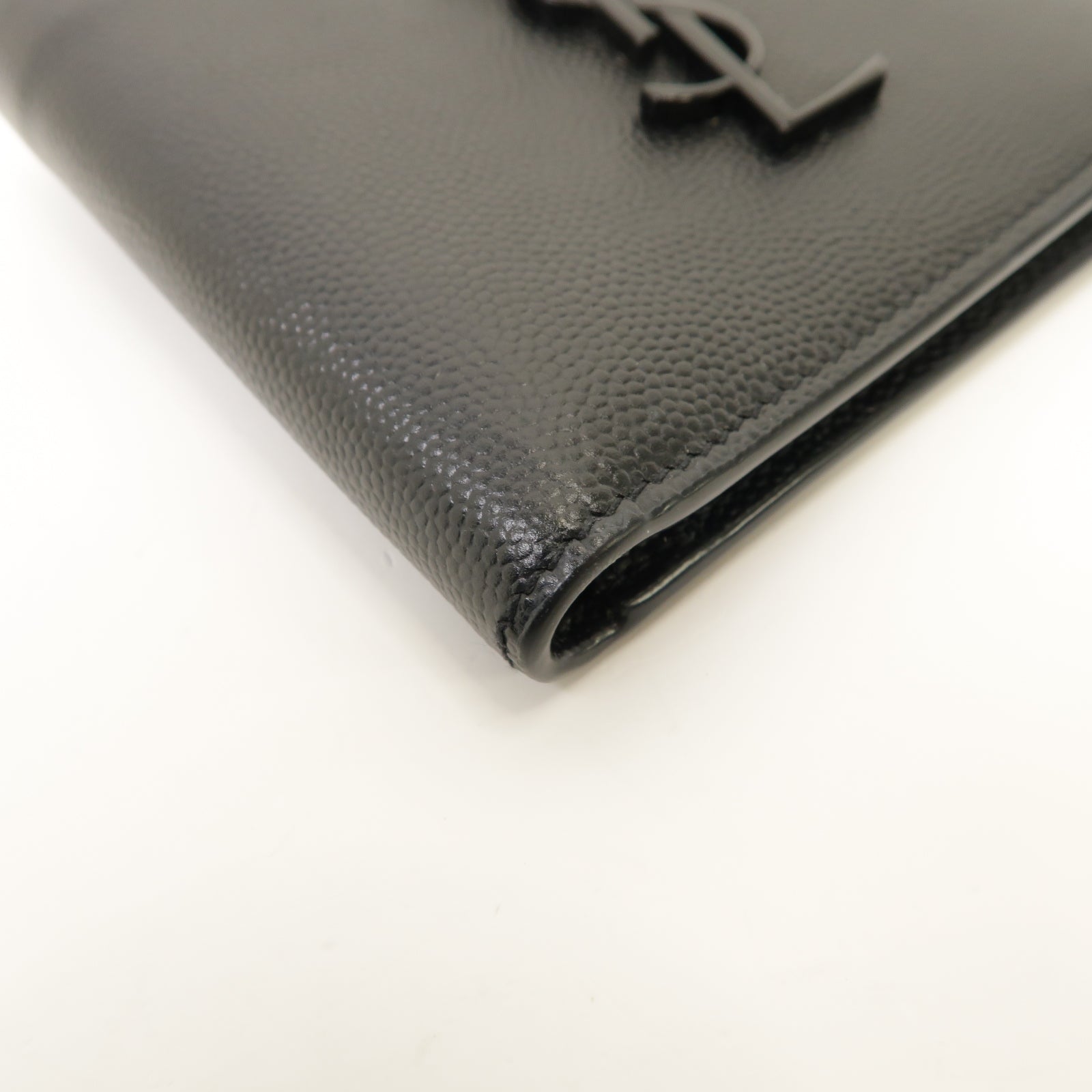 SAINT LAURENT 牛皮皮革Wallet錢包黑色