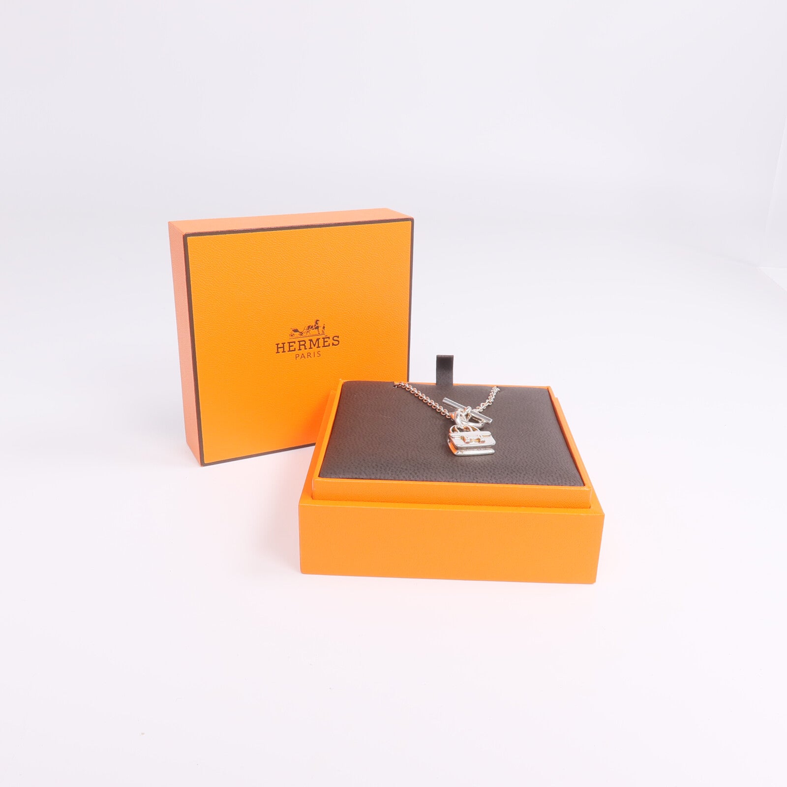 HERMES 925純銀Amulettes Constance Pendant項鍊