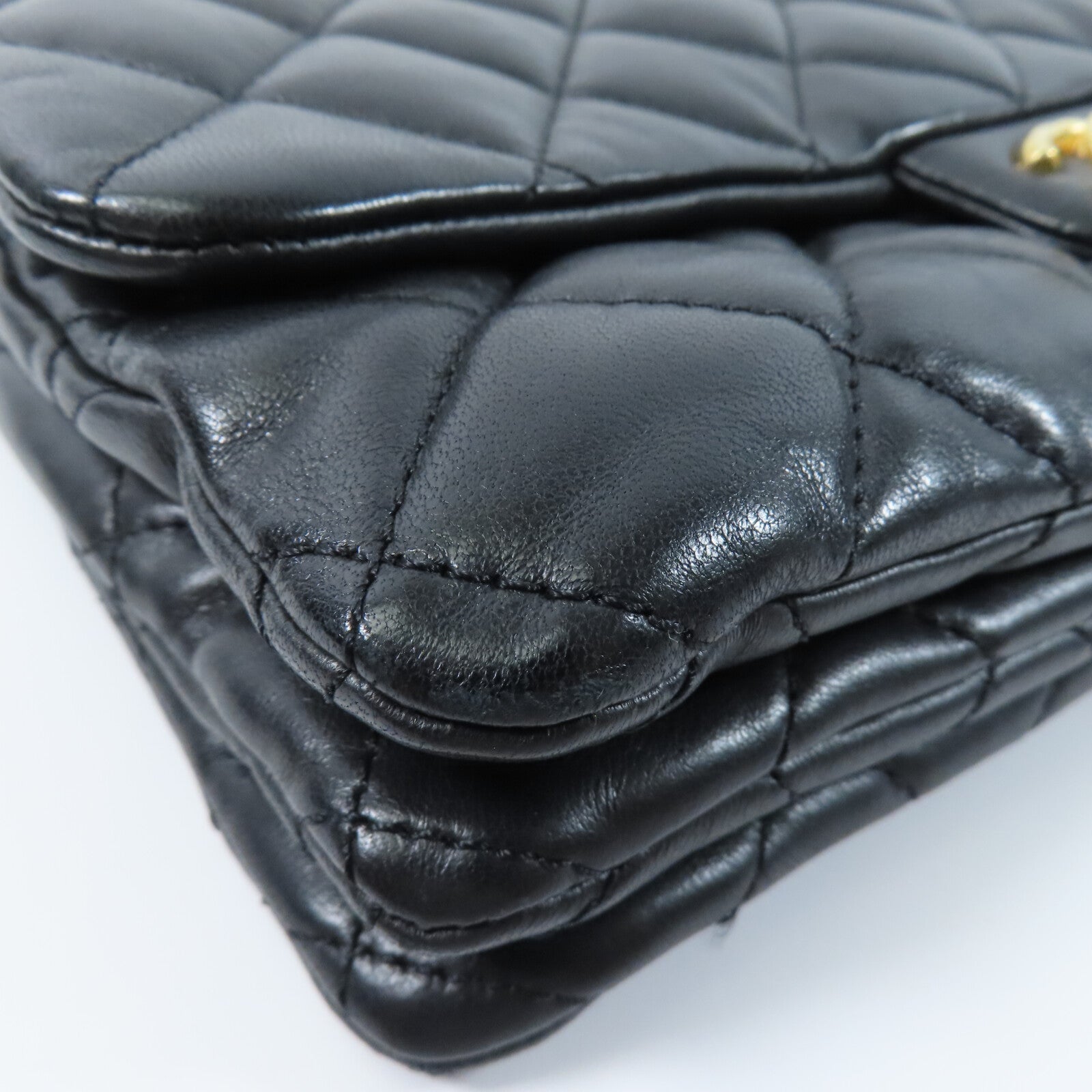 CHANEL 羊皮皮革Chain Shoulder鏈帶肩背袋