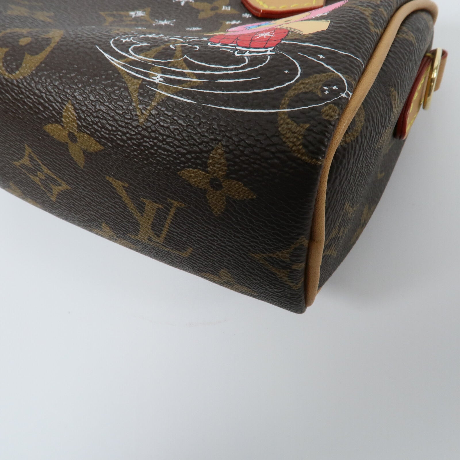 LOUIS VUITTON Monogram Nano Speedy手挽肩背兩用袋