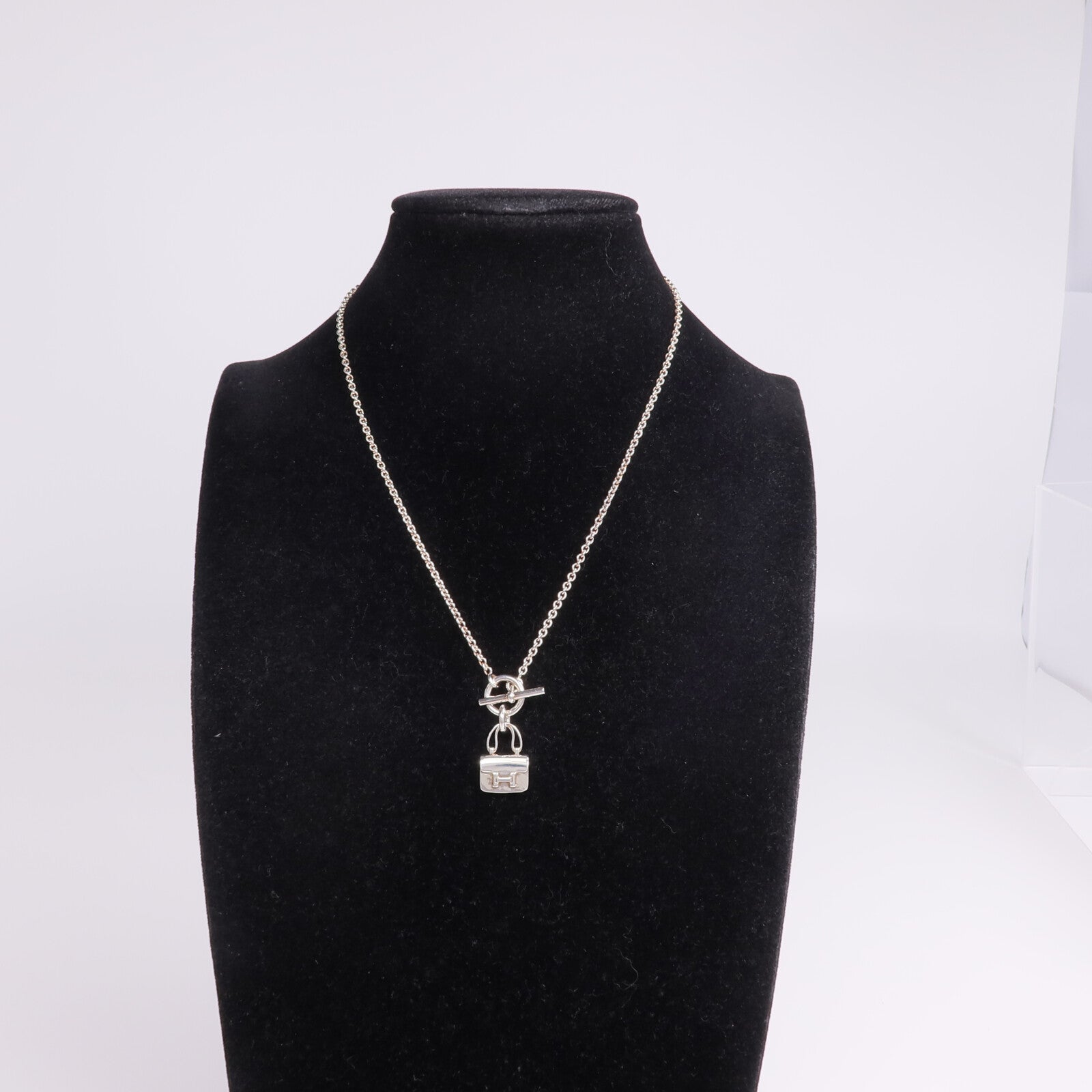 HERMES 925純銀Amulettes Constance Pendant項鍊
