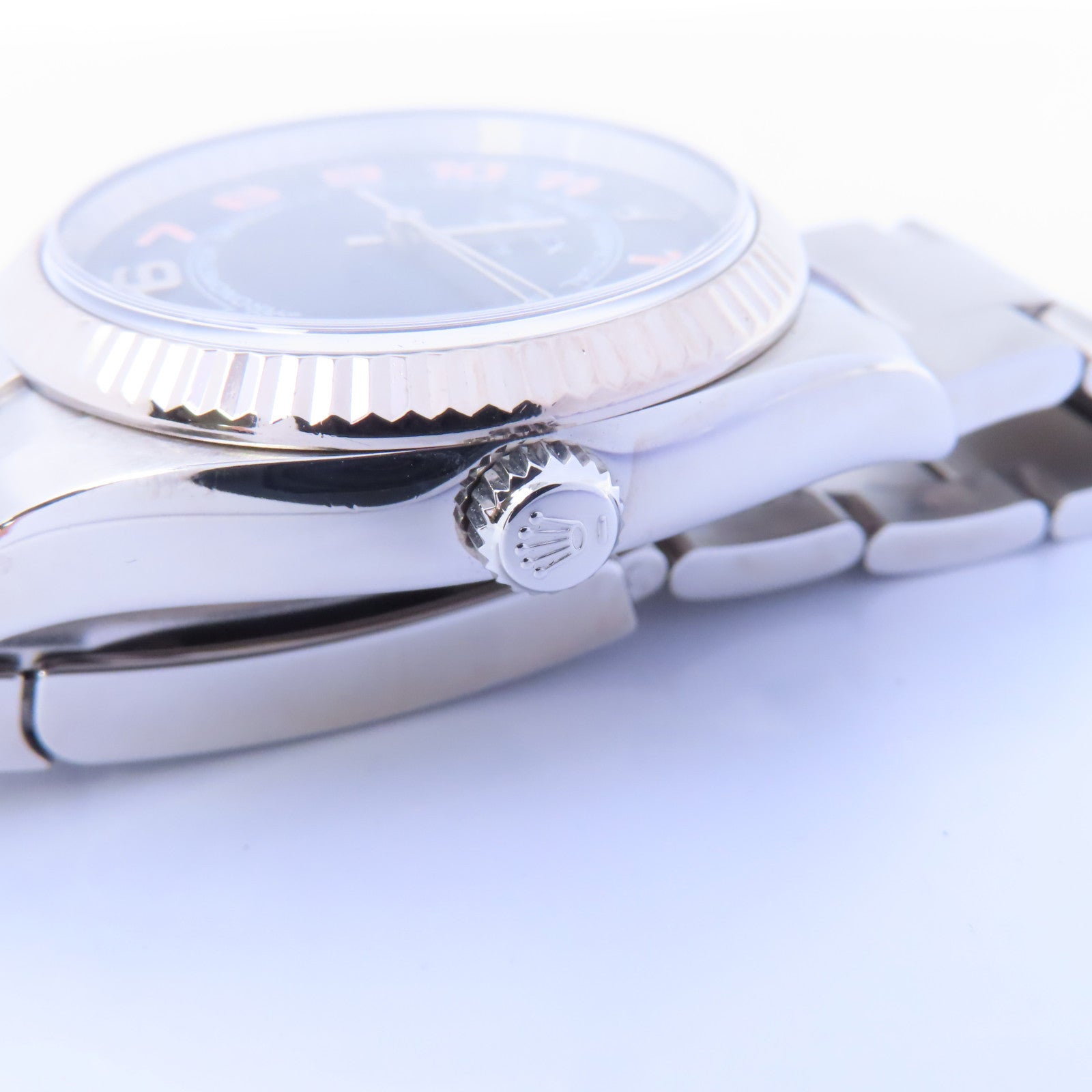 ROLEX Air King不鏽鋼手錶自動機芯藍色