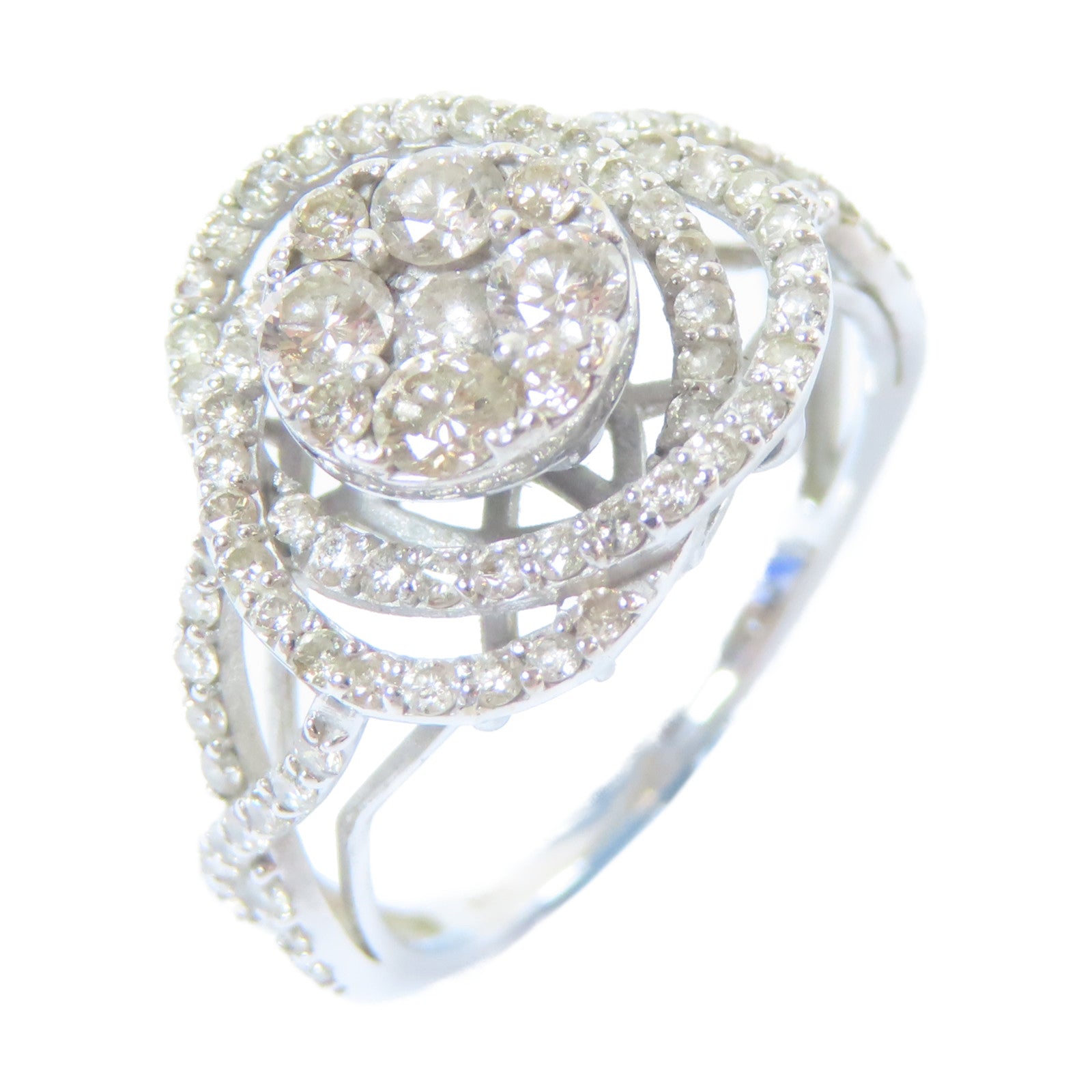 JEWELRY **【激減優惠】18K白金Diamond Ring0.090ct鑽石戒指US#5