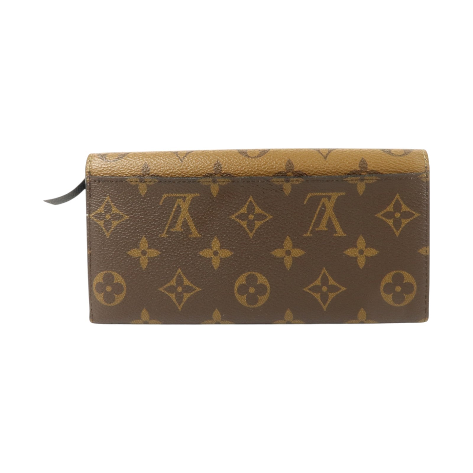 LOUIS VUITTON Monogram Reverse Emilie Wallet金扣長錢包