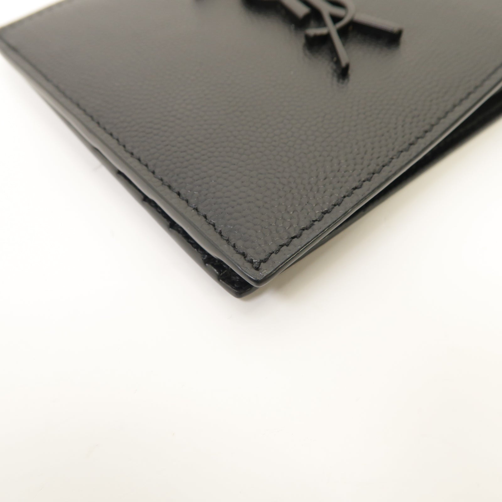 SAINT LAURENT 牛皮皮革Wallet錢包黑色
