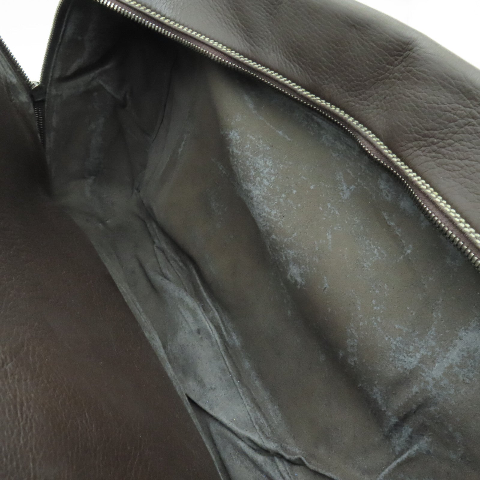 Valentino 【激減優惠】牛皮皮革Shoulder Bag銀扣肩背袋棕色