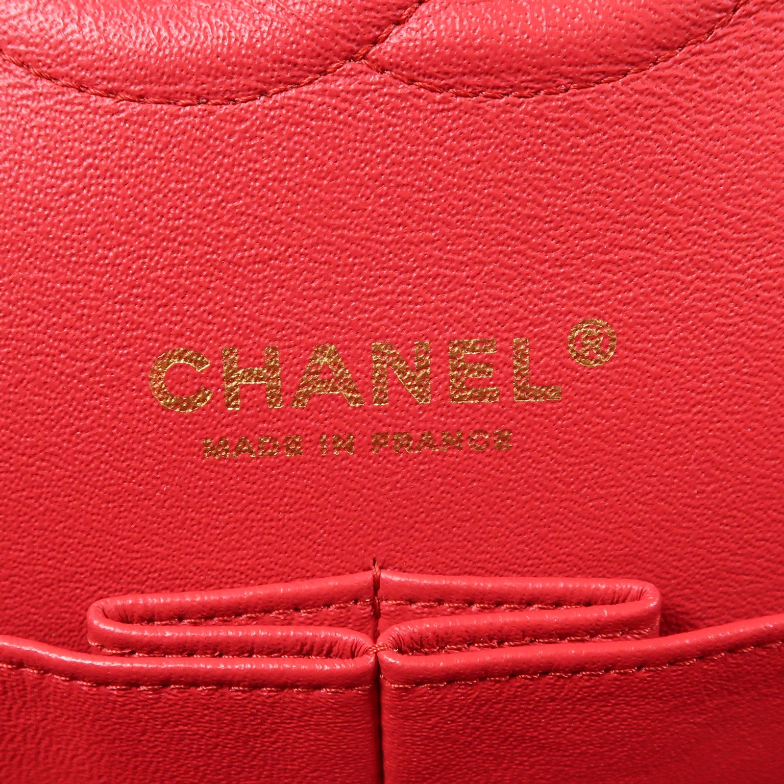 CHANEL 羊皮皮革Classic 25金扣鏈帶肩背袋