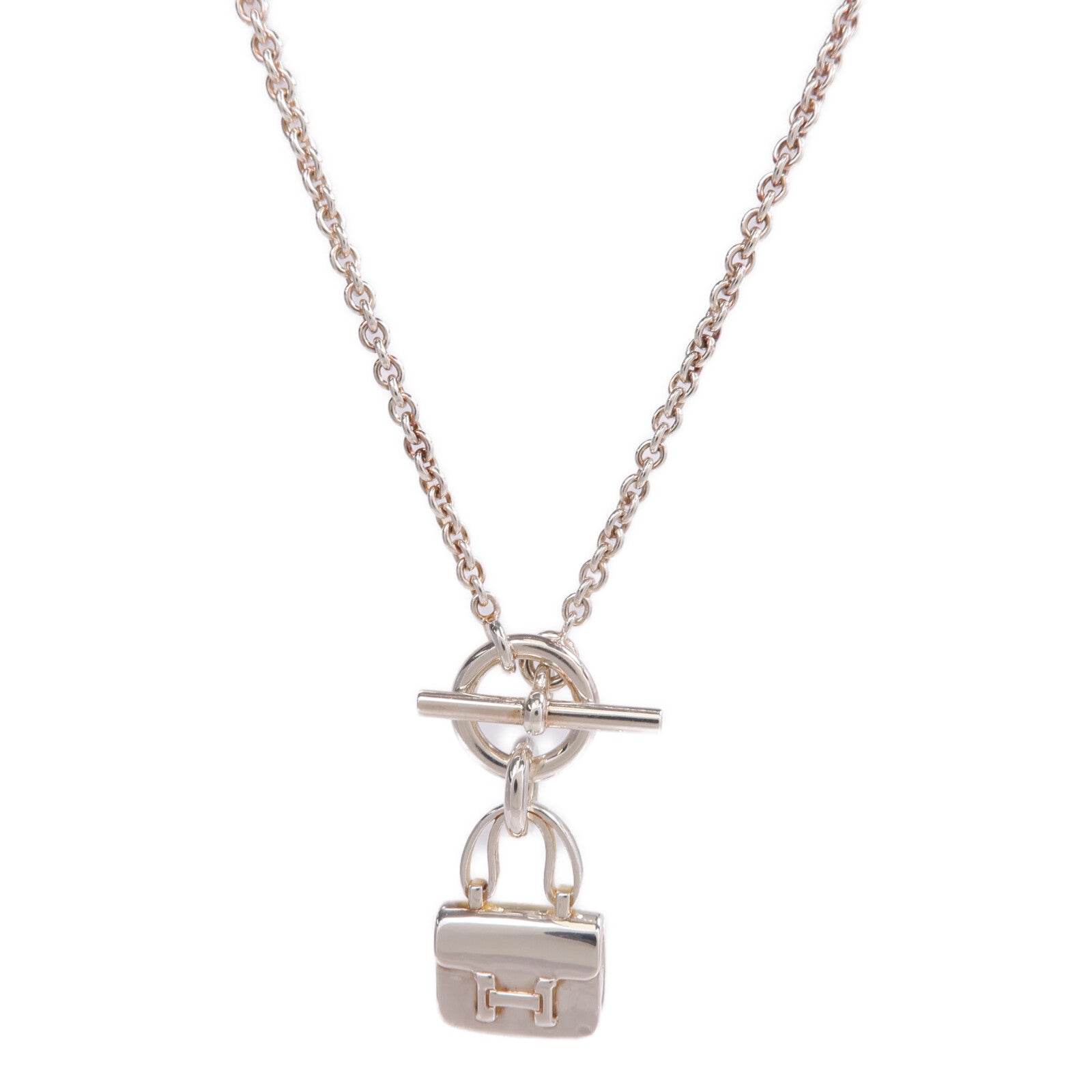 HERMES 925純銀Amulettes Constance Pendant項鍊