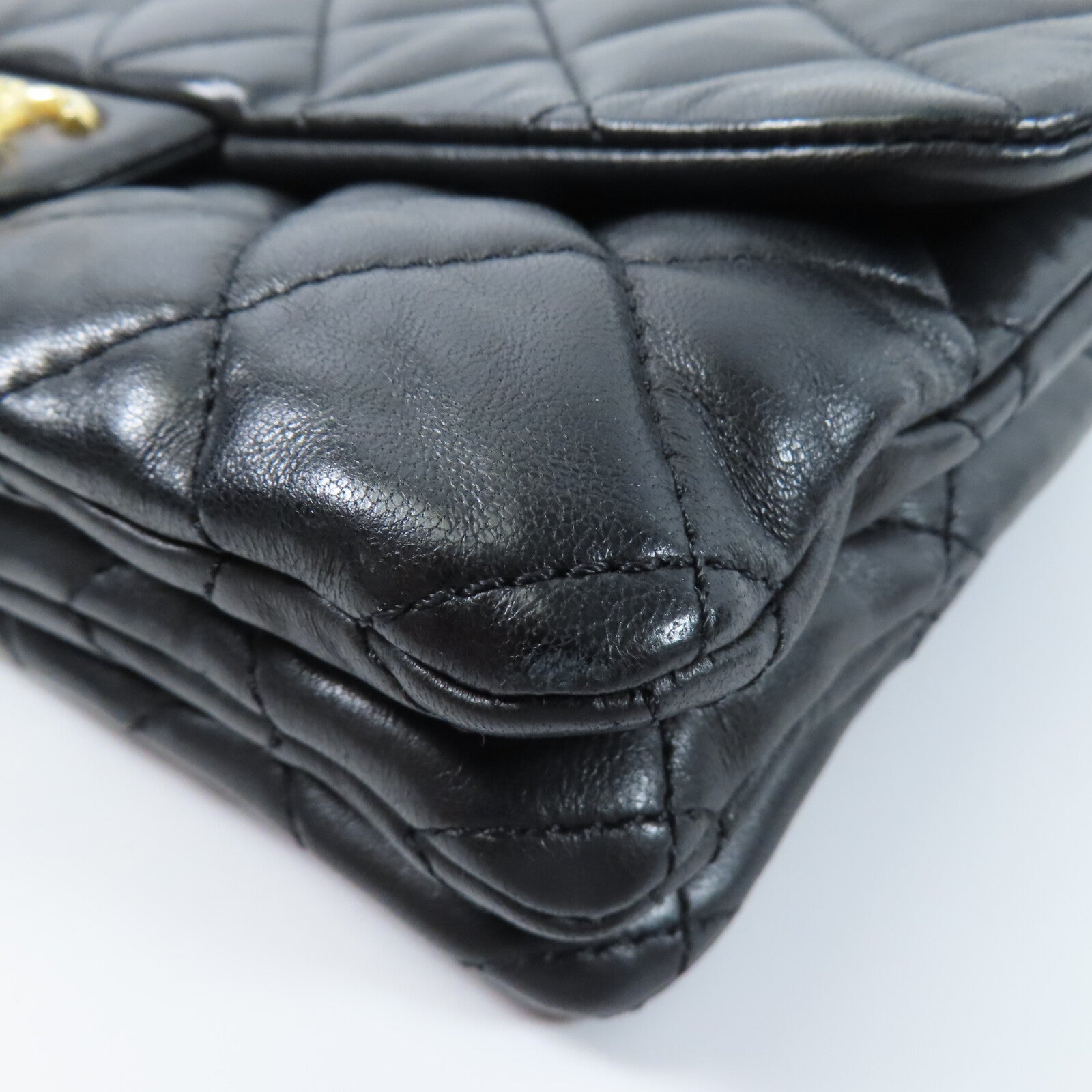 CHANEL 羊皮皮革Chain Shoulder鏈帶肩背袋