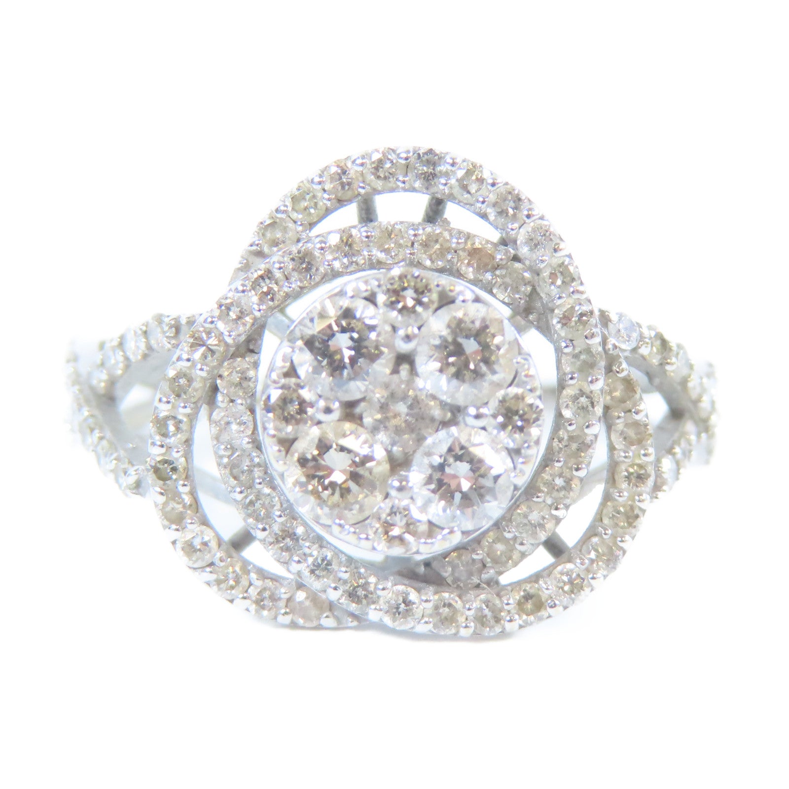 JEWELRY **【激減優惠】18K白金Diamond Ring0.090ct鑽石戒指US#5