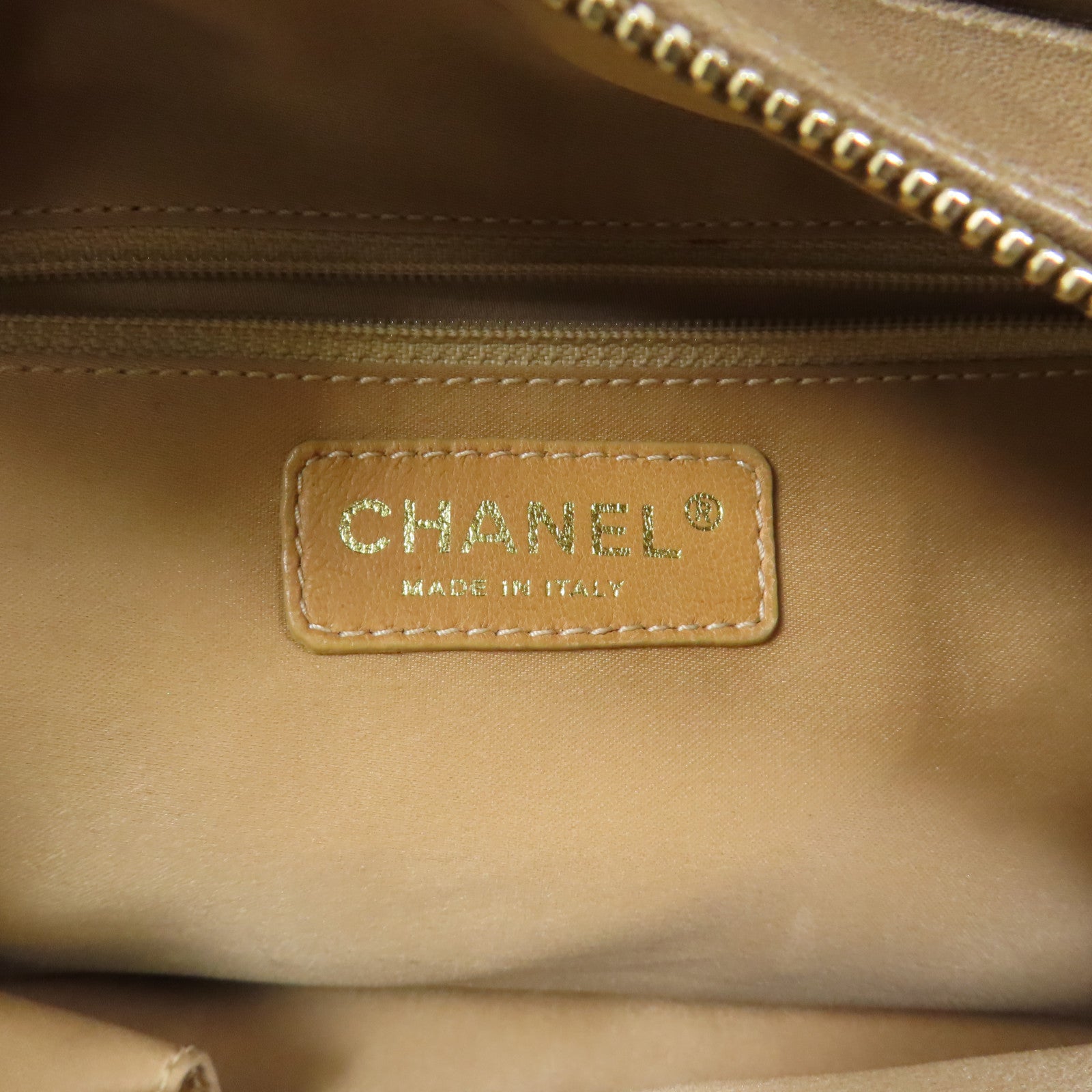 CHANEL 羊皮皮革Chain Shoulder金扣鏈帶肩背袋