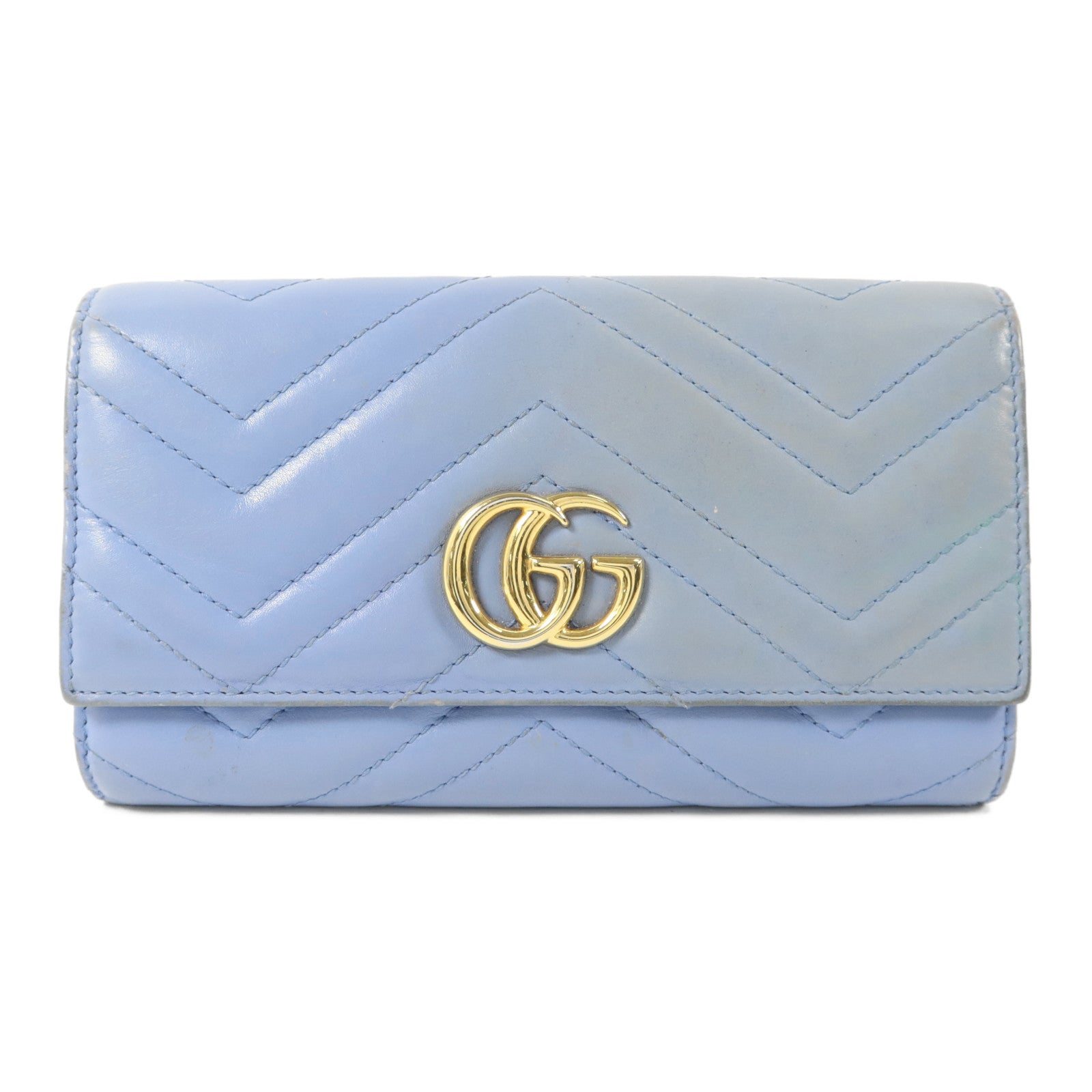 GUCCI 牛皮皮革GG Marmont Long Wallet長錢包