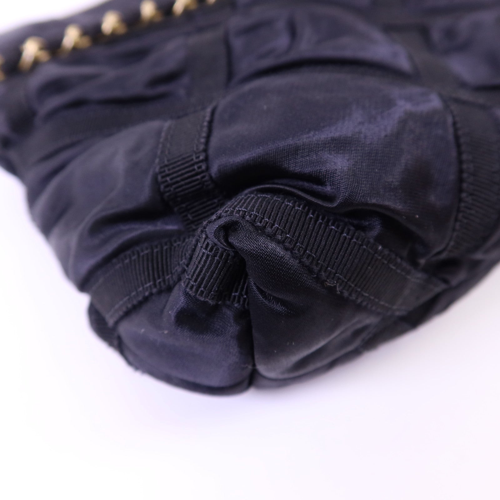 CHANEL 緞布Grosgrain Tote Bag金扣手挽袋