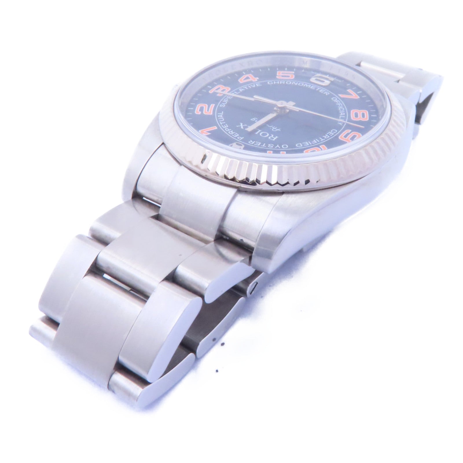 ROLEX Air King不鏽鋼手錶自動機芯藍色