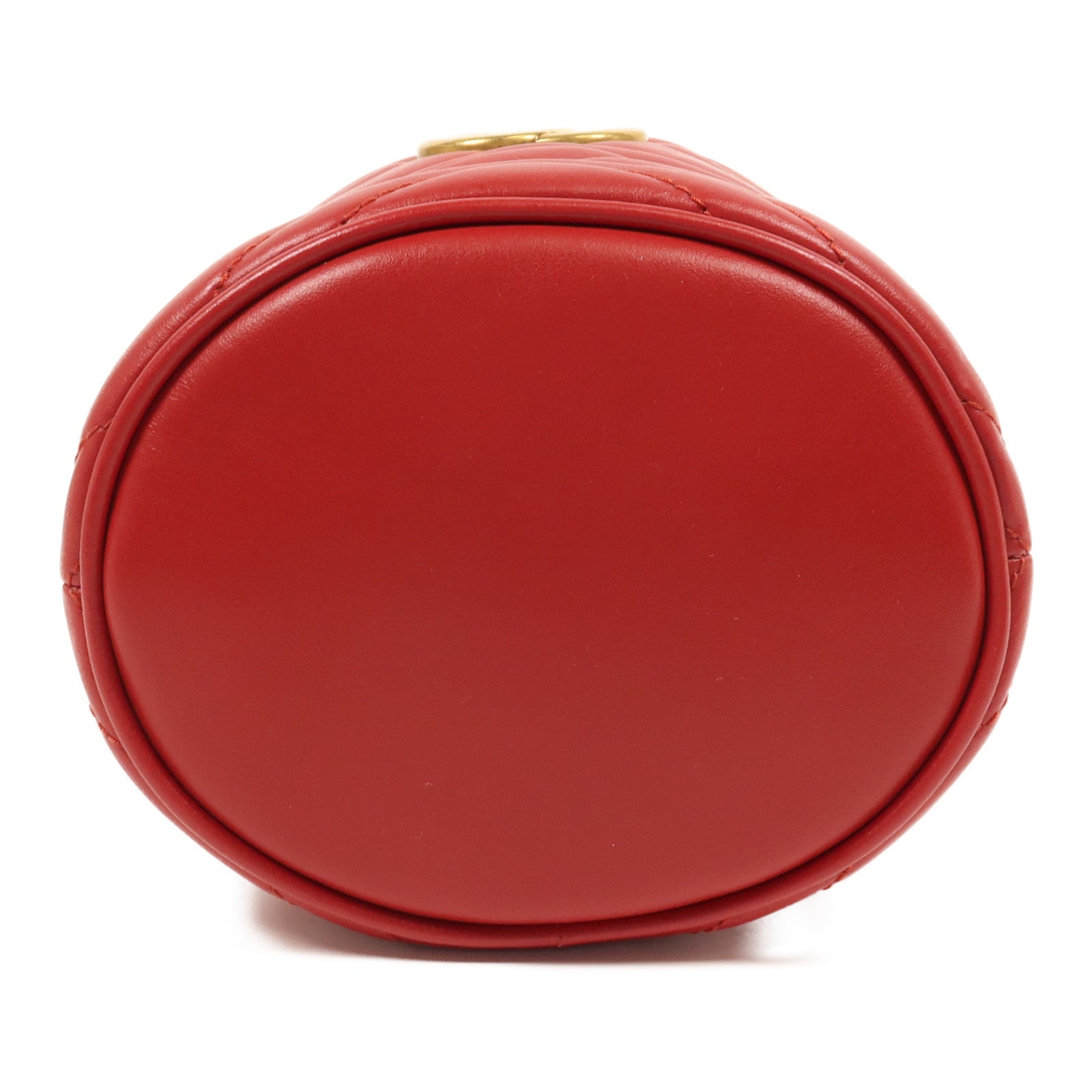 GUCCI 牛皮皮革GG Marmont Mini Shoulder Bag金扣鏈帶肩背袋