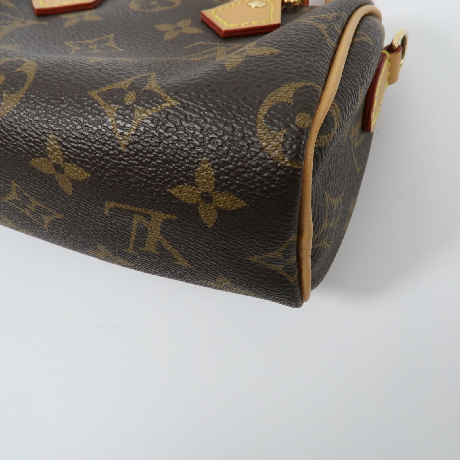 LOUIS VUITTON Monogram Nano Speedy手挽肩背兩用袋