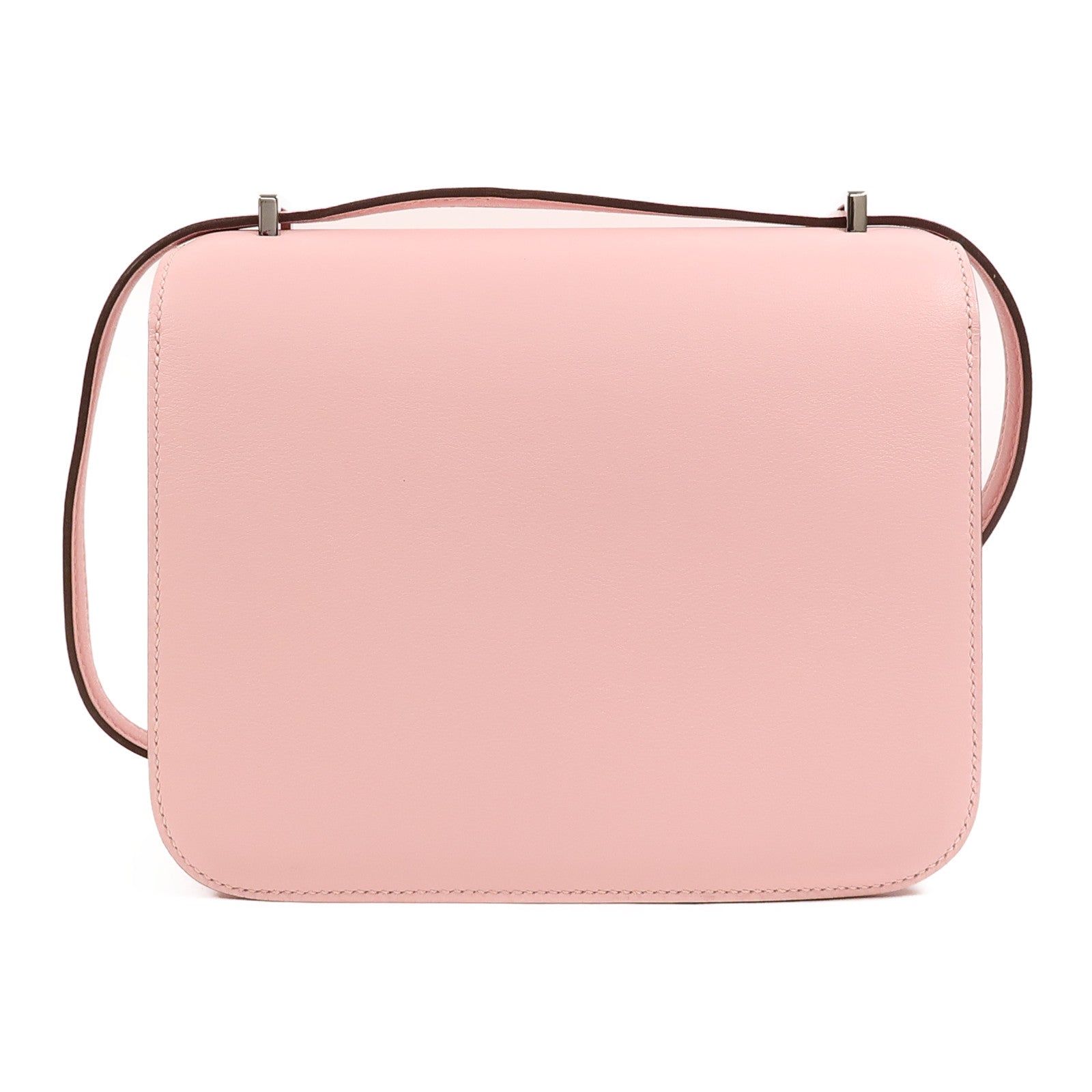 HERMES Swift皮革Constance Mini肩背袋Rose Sakura